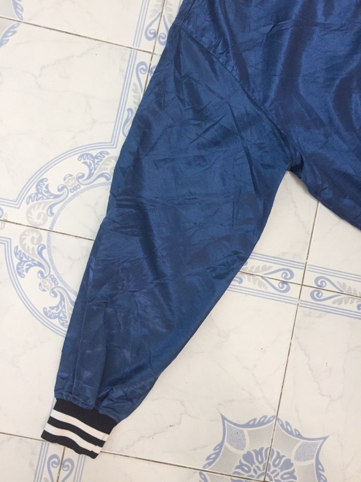 Japanese Brand × Ordinary Fits Japanese Thin Plain Flashy Blue Snap Button Jacket Size US L / EU 52-54 / 3 - 4 Thumbnail