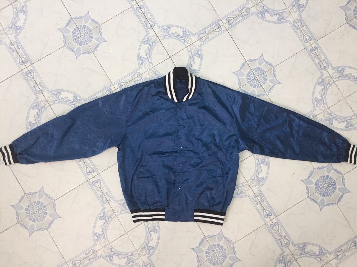 Japanese Brand × Ordinary Fits Japanese Thin Plain Flashy Blue Snap Button Jacket Size US L / EU 52-54 / 3 - 3 Thumbnail