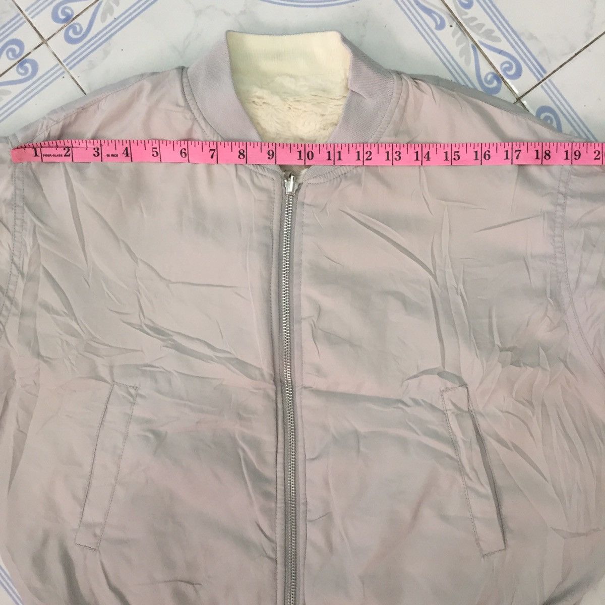 Japanese Brand Bright Colour Bomber Style Jacket Dual Side Use Size US L / EU 52-54 / 3 - 14 Thumbnail