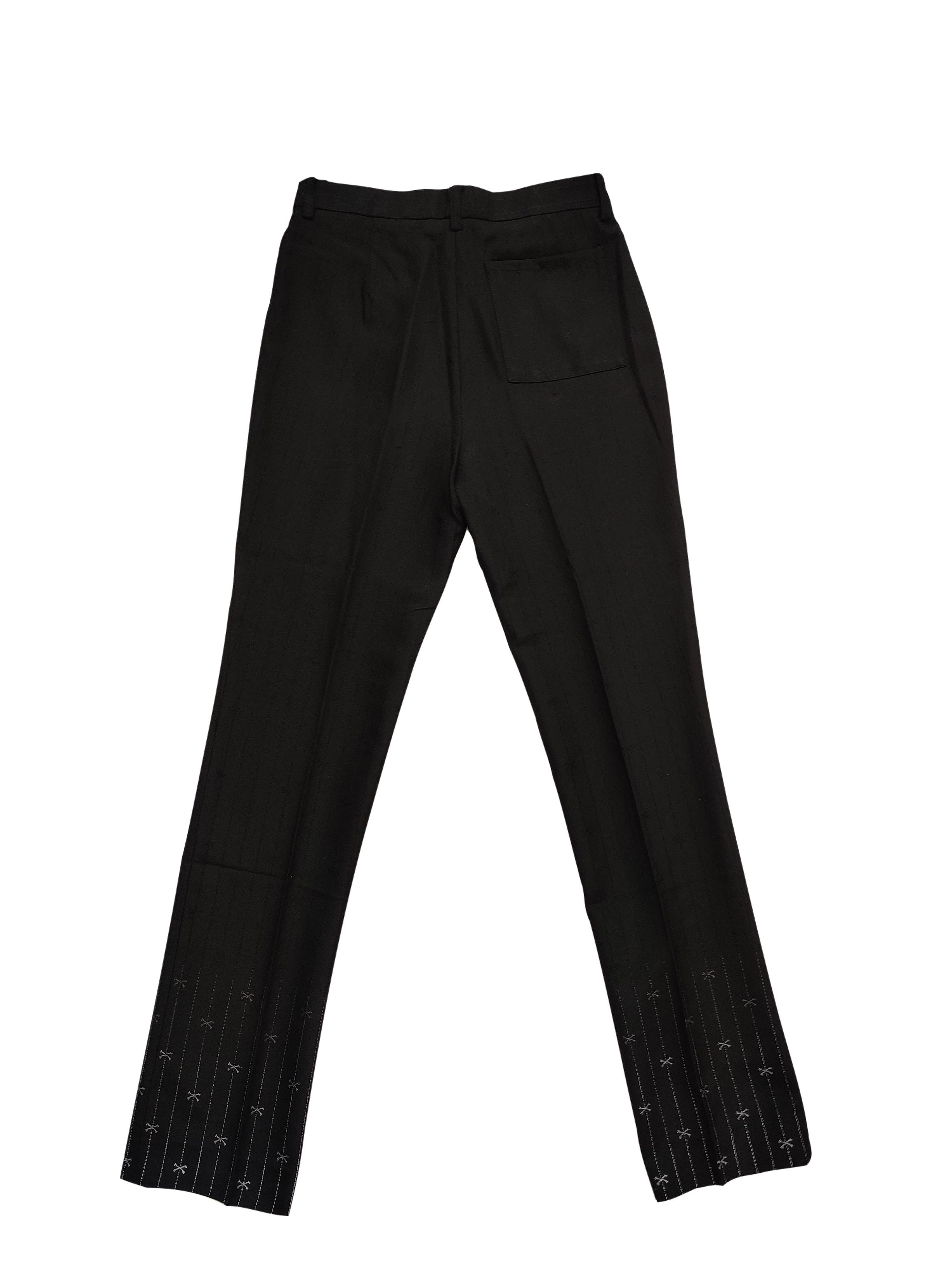 1017 ALYX 9SM 2019 Alyx Black Skull Pattern Costume Pants Size US 29 - 2 Thumbnail
