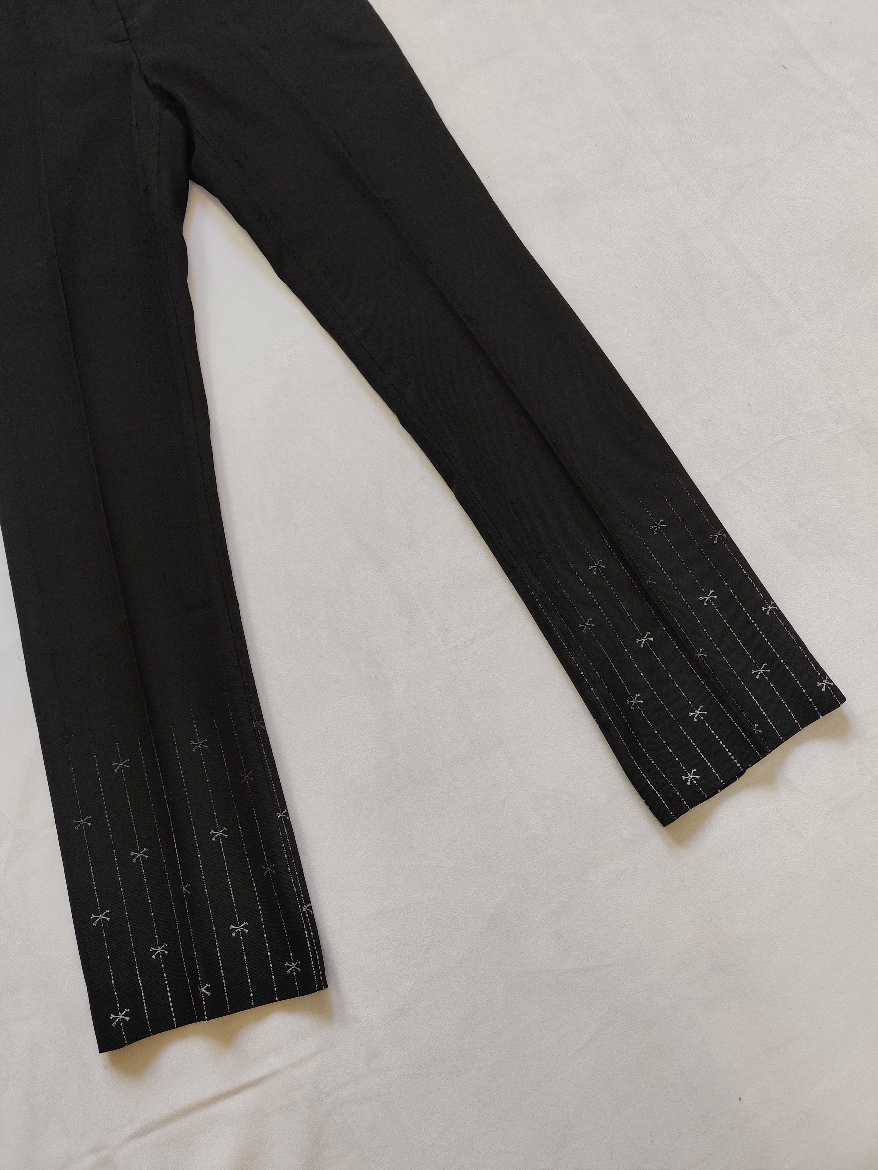 1017 ALYX 9SM 2019 Alyx Black Skull Pattern Costume Pants Size US 29 - 3 Thumbnail