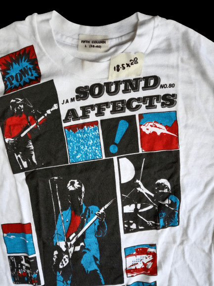 Band Tees vtg FIFTY COLUMN 70 ~80s THE JAM T SHIRT CLASH SPECIAL Size US L / EU 52-54 / 3 - 3 Thumbnail