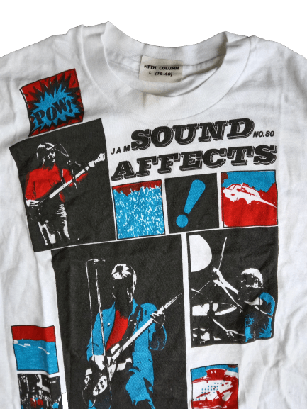 Band Tees vtg FIFTY COLUMN 70 ~80s THE JAM T SHIRT CLASH SPECIAL Size US L / EU 52-54 / 3 - 4 Thumbnail