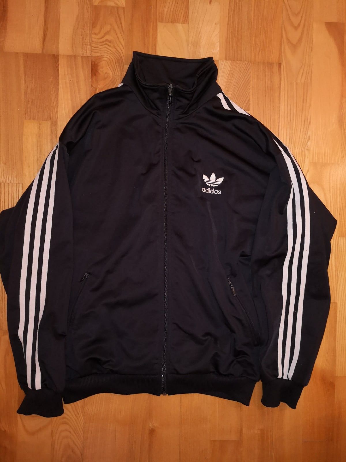 Adidas adidas originals track suit jacket zip trefoil three clasic ...