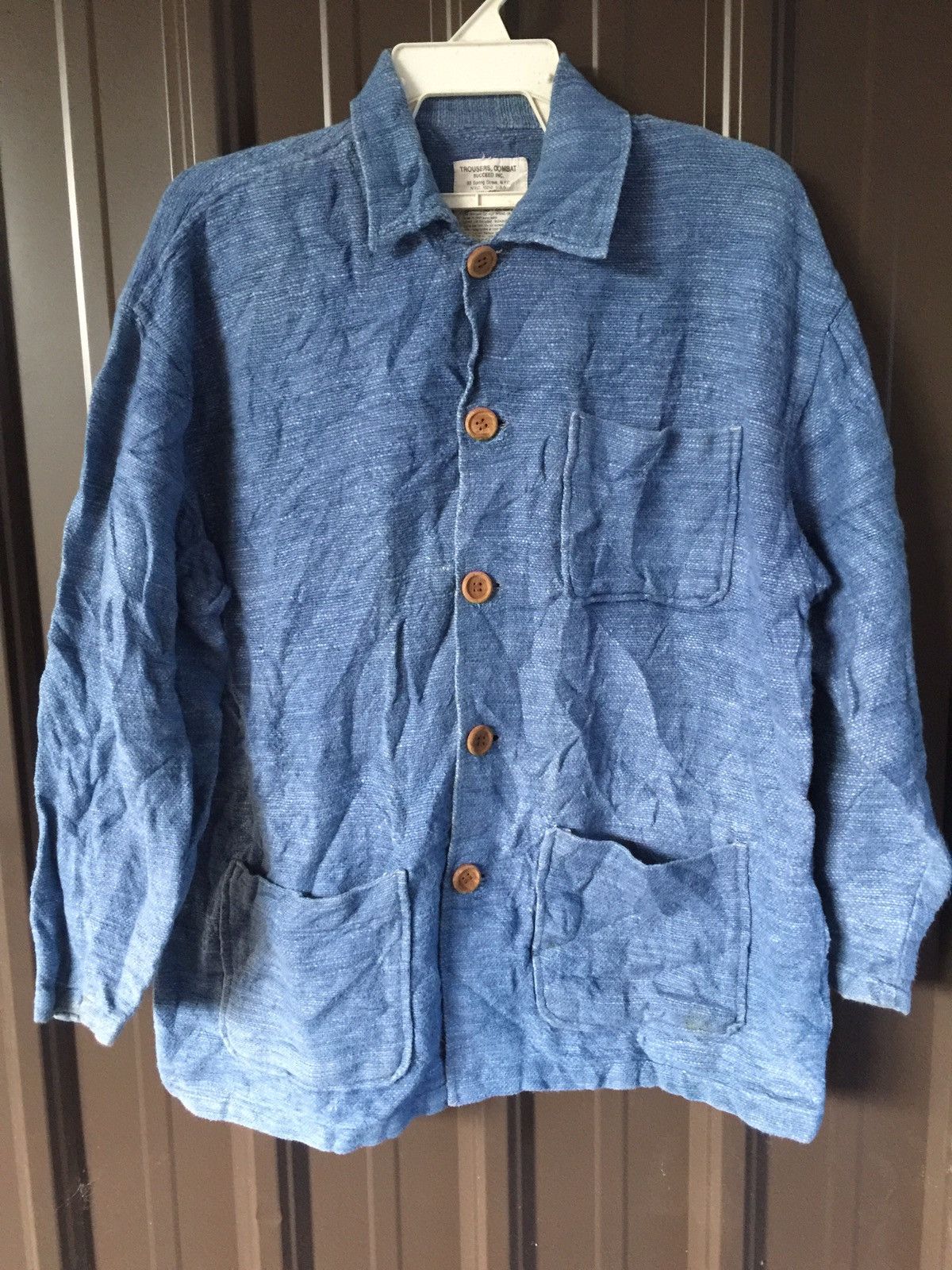 45rpm × Indigo × Japanese Brand Freaks NYC Indigo Chore Jacket Nice Design Size US L / EU 52-54 / 3 - 1 Thumbnail