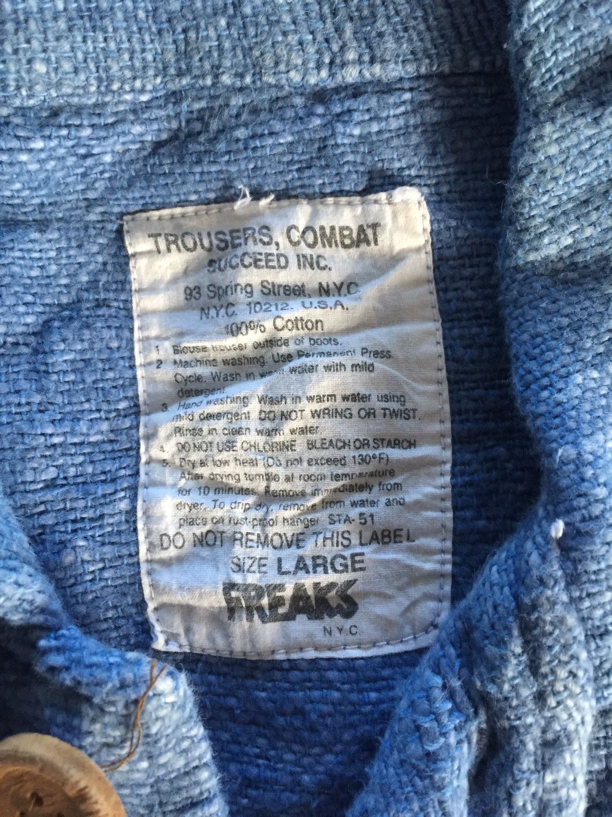 45rpm × Indigo × Japanese Brand Freaks NYC Indigo Chore Jacket Nice Design Size US L / EU 52-54 / 3 - 3 Thumbnail