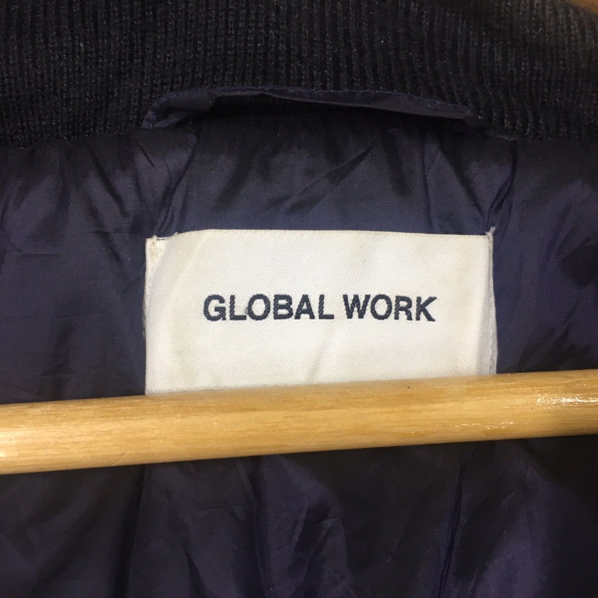 Global Work × Japanese Brand Global Work Hoodie Wool Jacket Nice Design Size US M / EU 48-50 / 2 - 4 Thumbnail