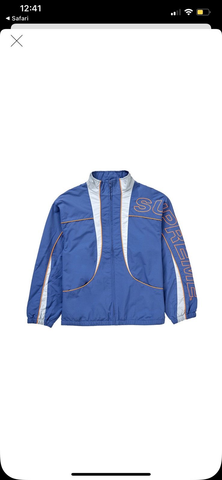 Supreme Piping Track Jacket | Grailed