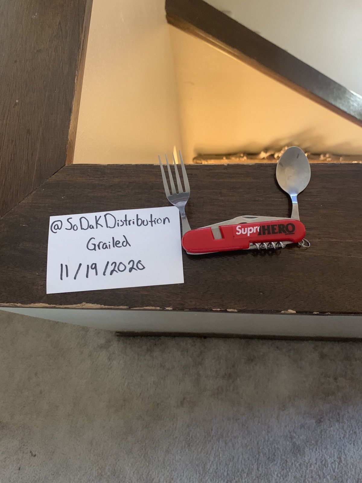 Supreme SUPREME ANTI HERO HOBO TOOL SS14 BOX LOGO SPOON SKATETOOL