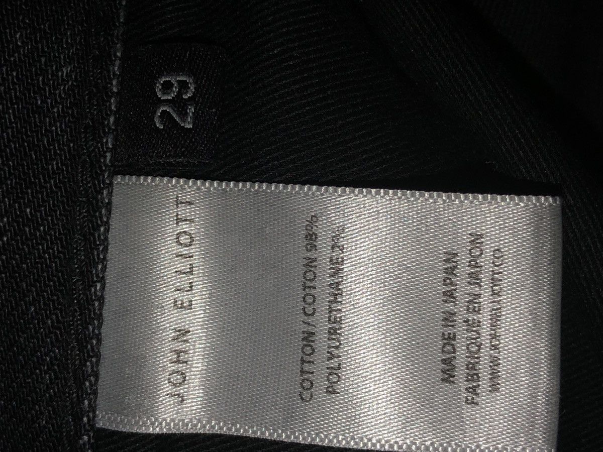 John Elliott John Elliott Cast 2 Jeans / Onyx / Raw Black Denim / 29 Size US 29 - 5 Thumbnail