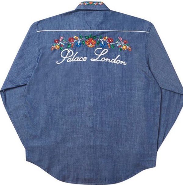 Palace Palace Ye-Ha(M) Shirt Indigo | Grailed