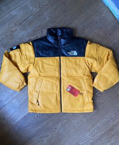Supreme north face leather jacket sales
