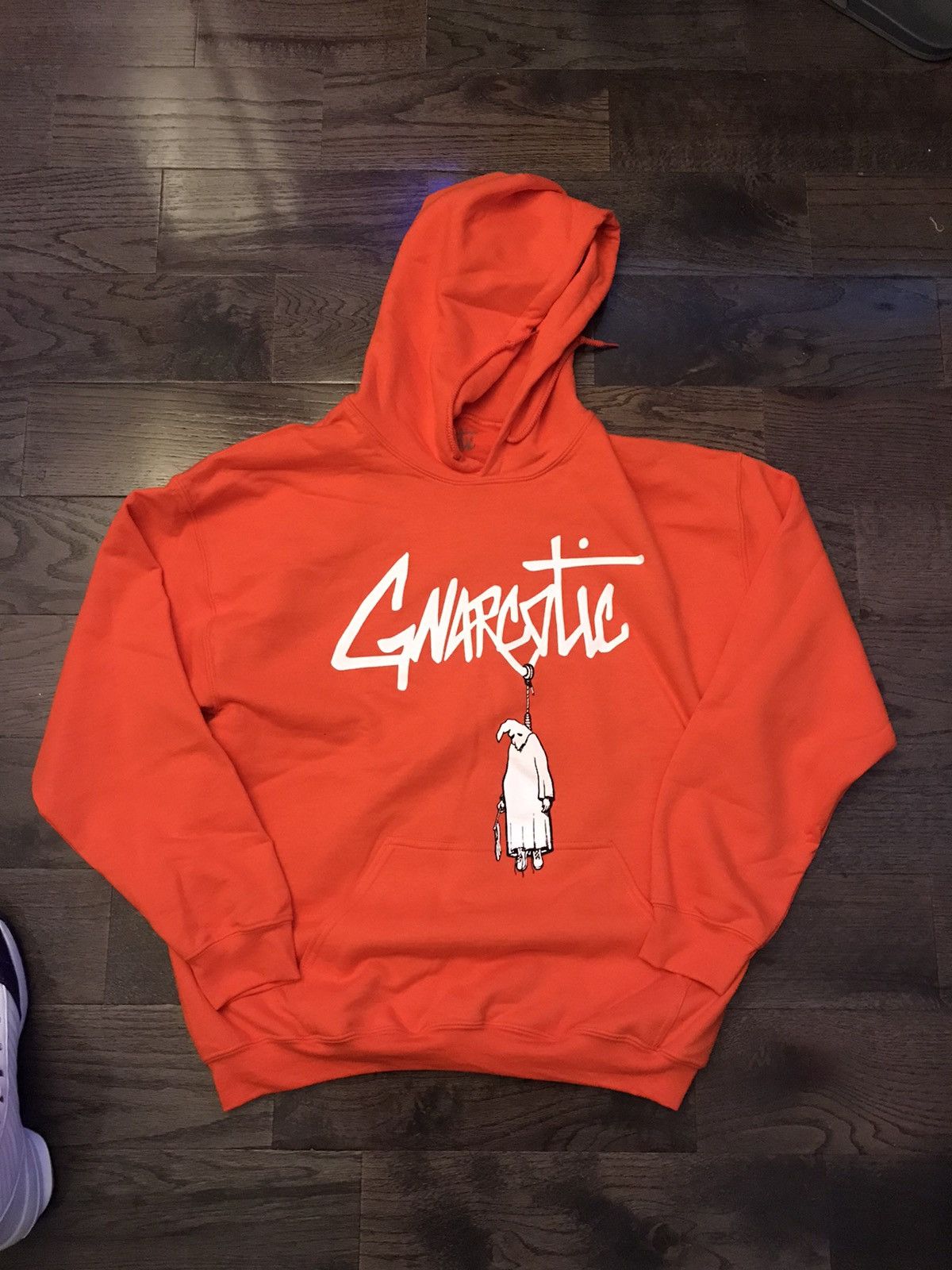 Gnarcotic Gnarcotic Hanging Klansman Hoodie Orange L Grailed