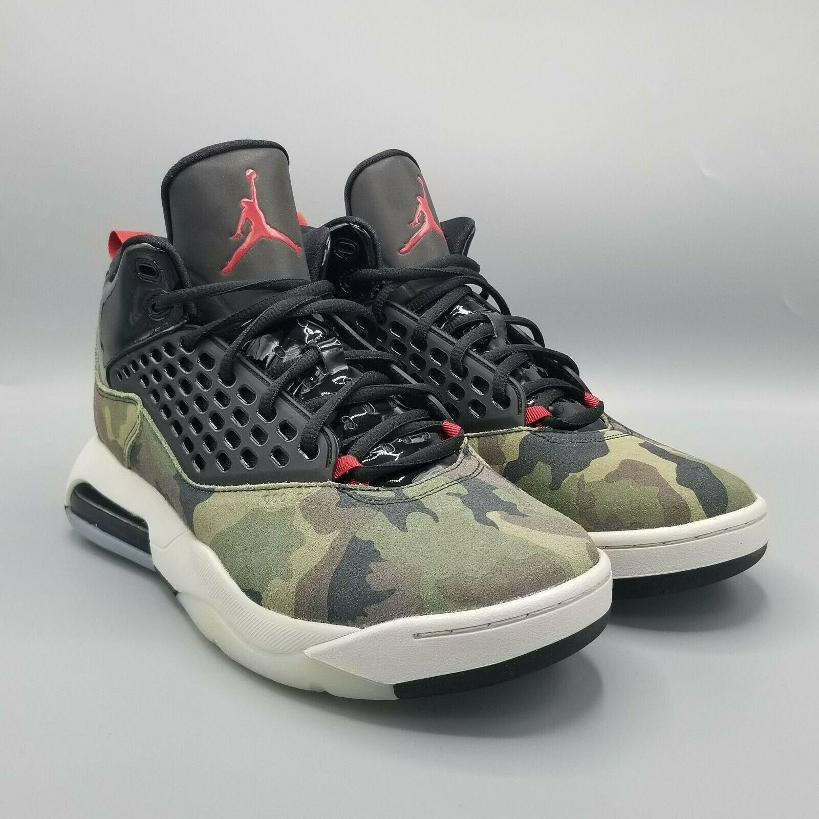 Air Jordan Maxin 200 Men Size 9.5 \'Camo\' Medium Olive/Gym Red/Black CD6107-200 Jordan Maxin 200 Camo for sale | eBay main image 2