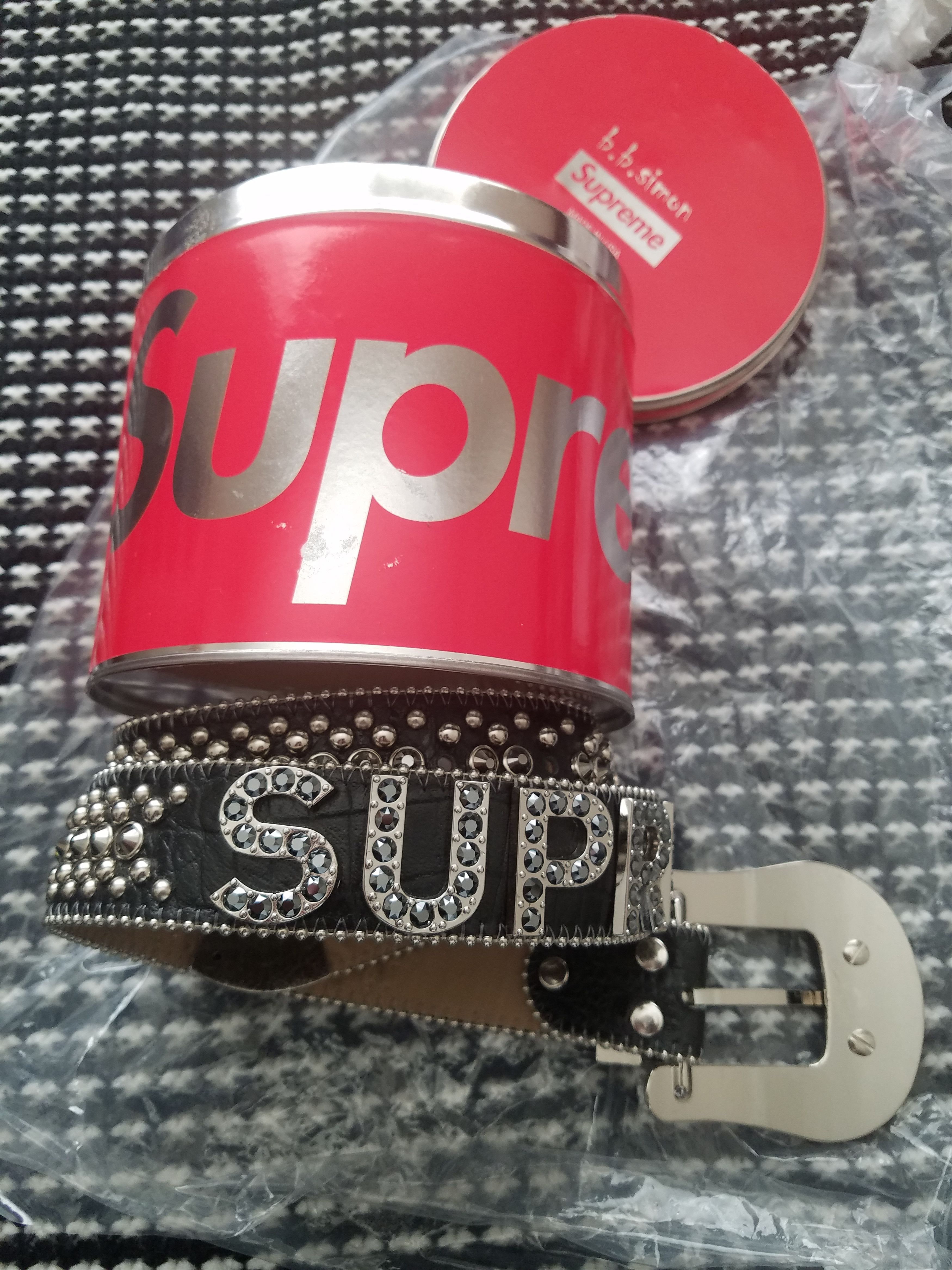 Supreme Supreme B.B. Simon Belt Black S/M | Grailed