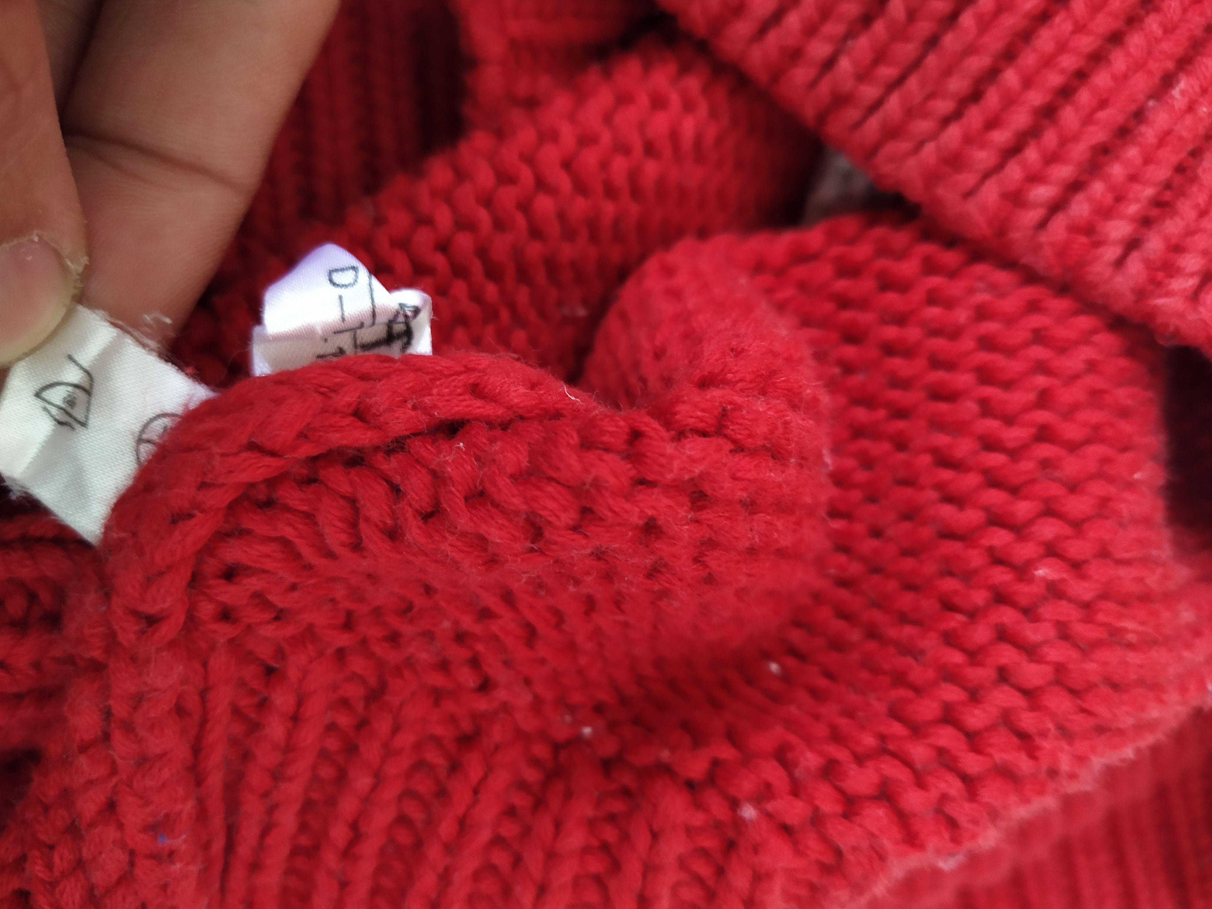 Polo Ralph Lauren × Vintage 90s POLO RALPH LAUREN CROSS FLAG KNITWEAR (B686) Size US L / EU 52-54 / 3 - 6 Thumbnail