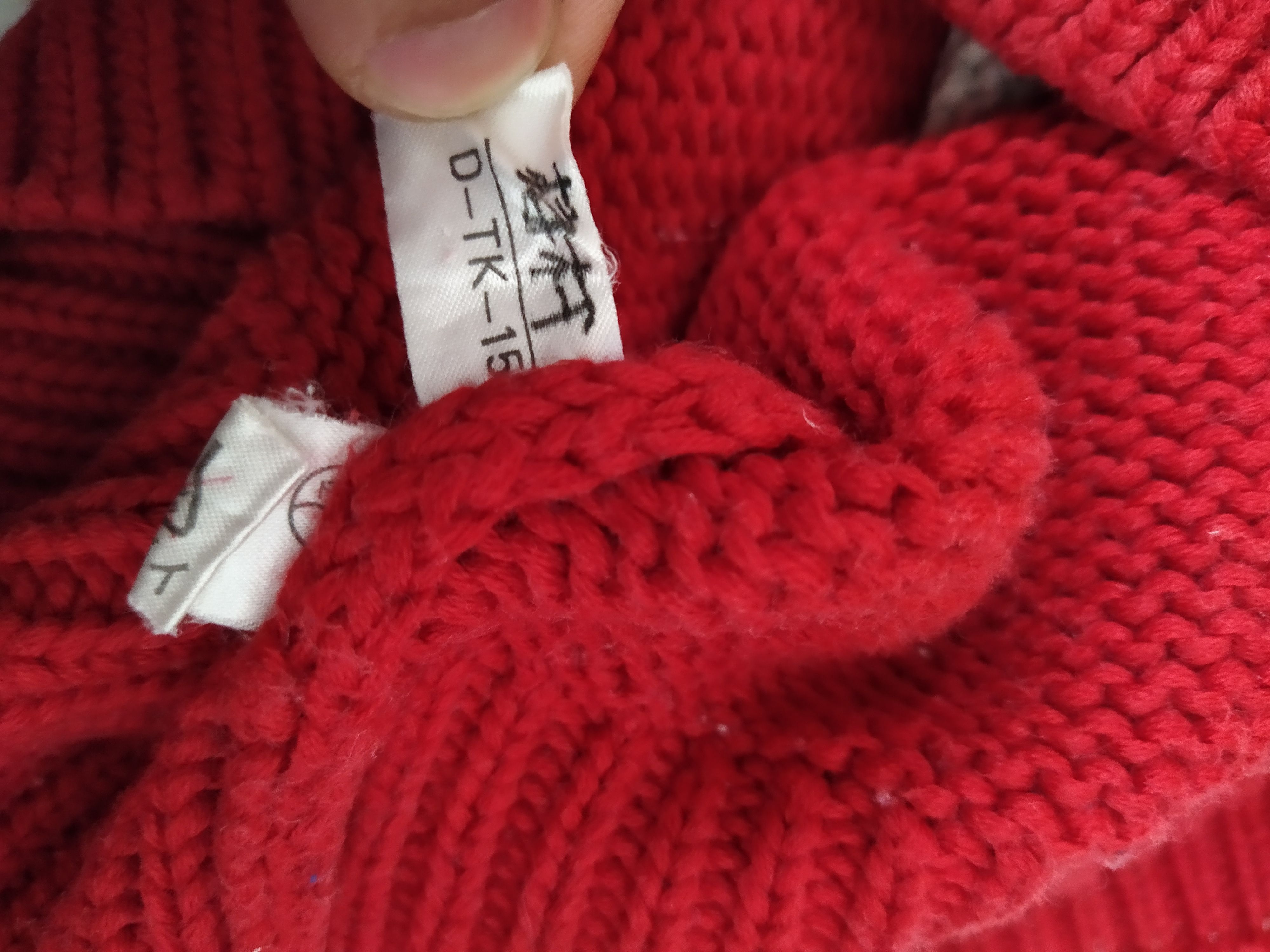 Polo Ralph Lauren × Vintage 90s POLO RALPH LAUREN CROSS FLAG KNITWEAR (B686) Size US L / EU 52-54 / 3 - 5 Thumbnail