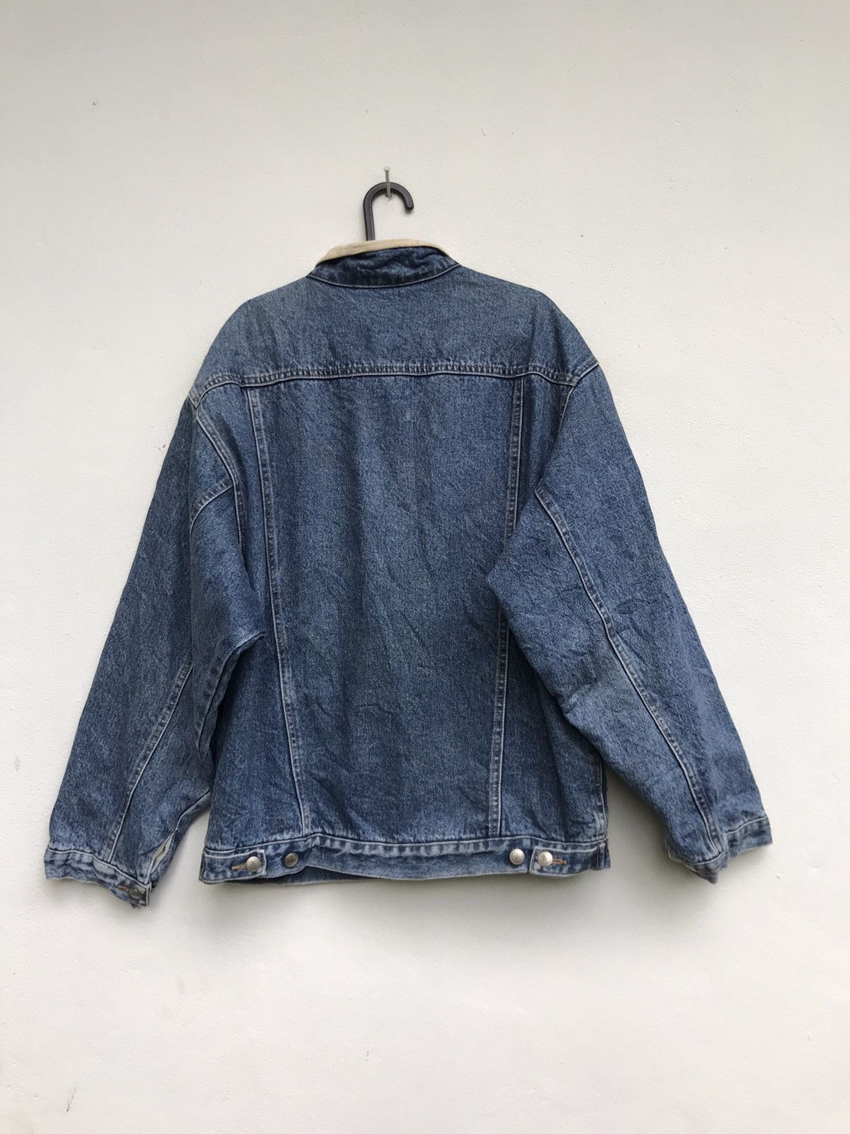 Japanese Brand × Vintage Vintage The New Classic Western Blanket Trucker Denim Jacket Size US L / EU 52-54 / 3 - 3 Thumbnail