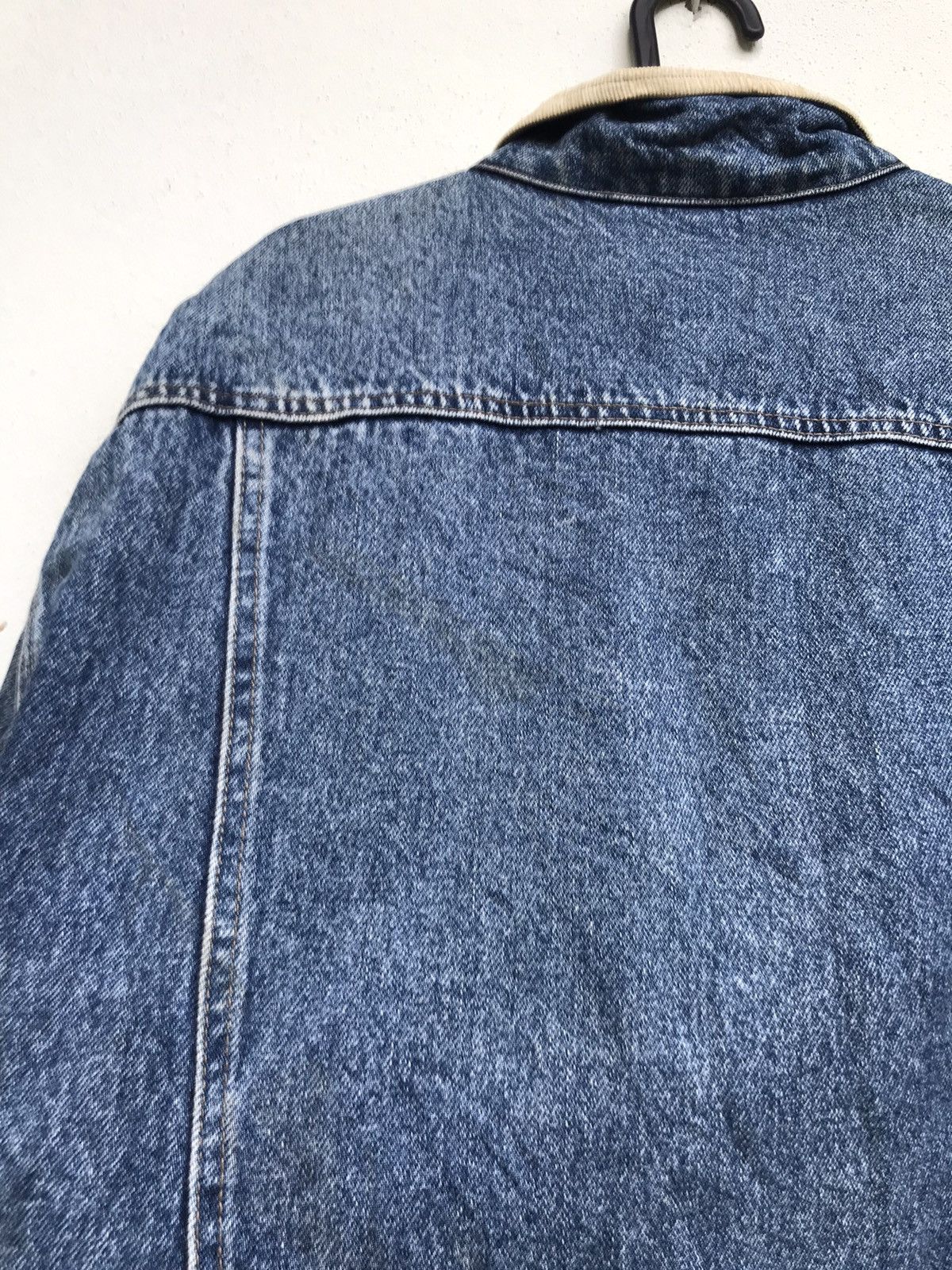 Japanese Brand × Vintage Vintage The New Classic Western Blanket Trucker Denim Jacket Size US L / EU 52-54 / 3 - 13 Thumbnail