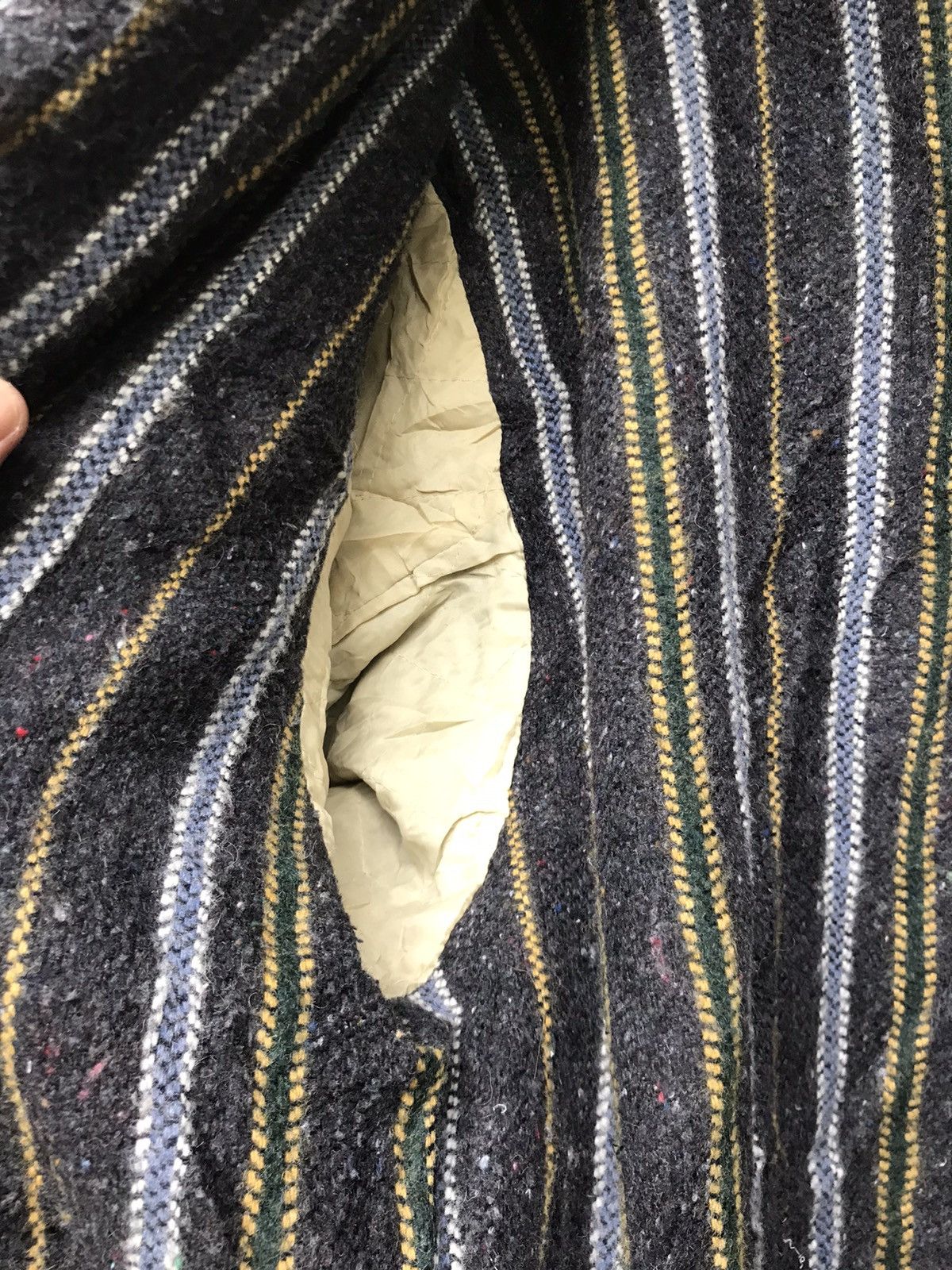 Japanese Brand × Vintage Vintage The New Classic Western Blanket Trucker Denim Jacket Size US L / EU 52-54 / 3 - 23 Thumbnail