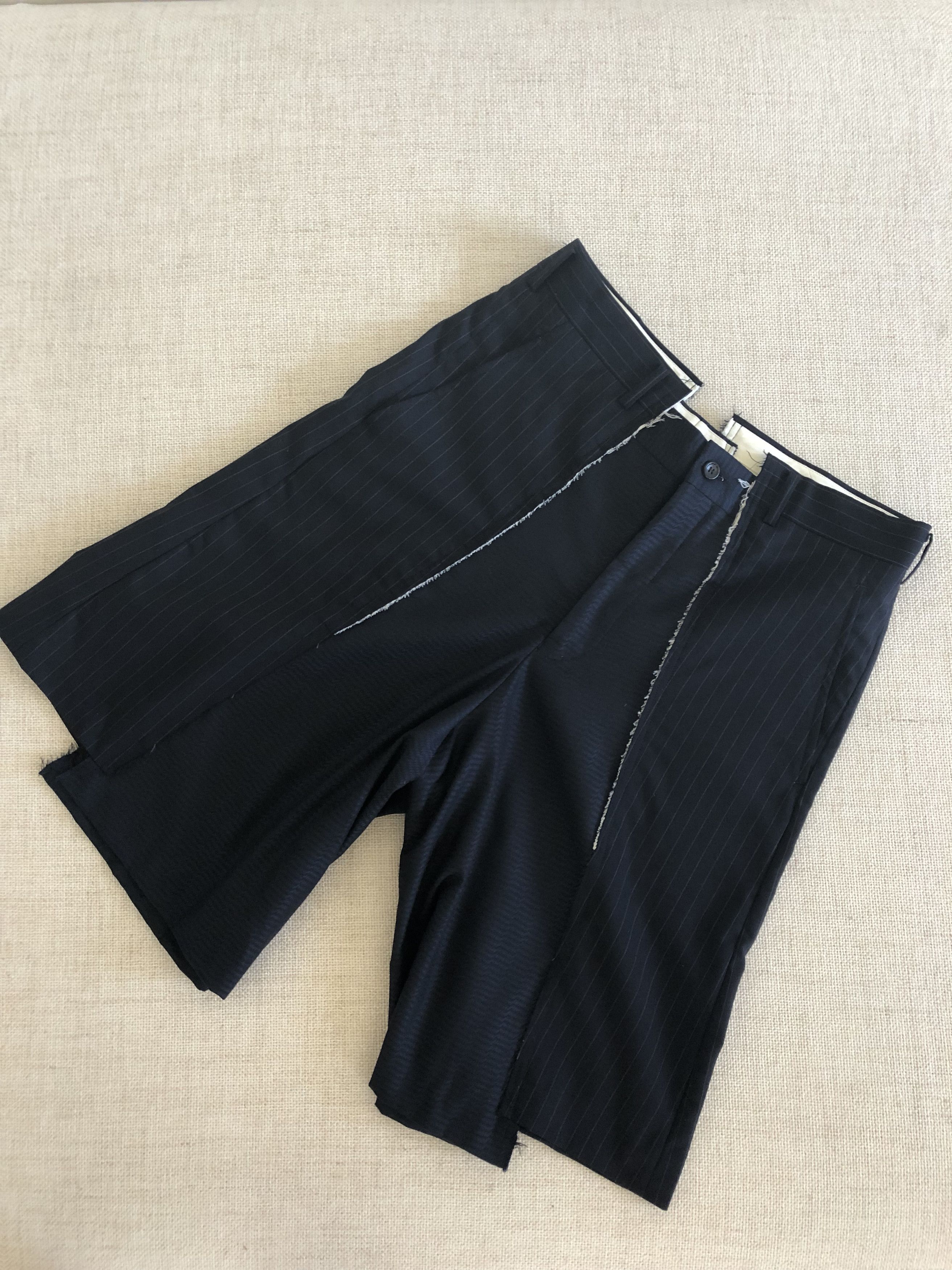 SS17 Deconstructed Wool Shorts