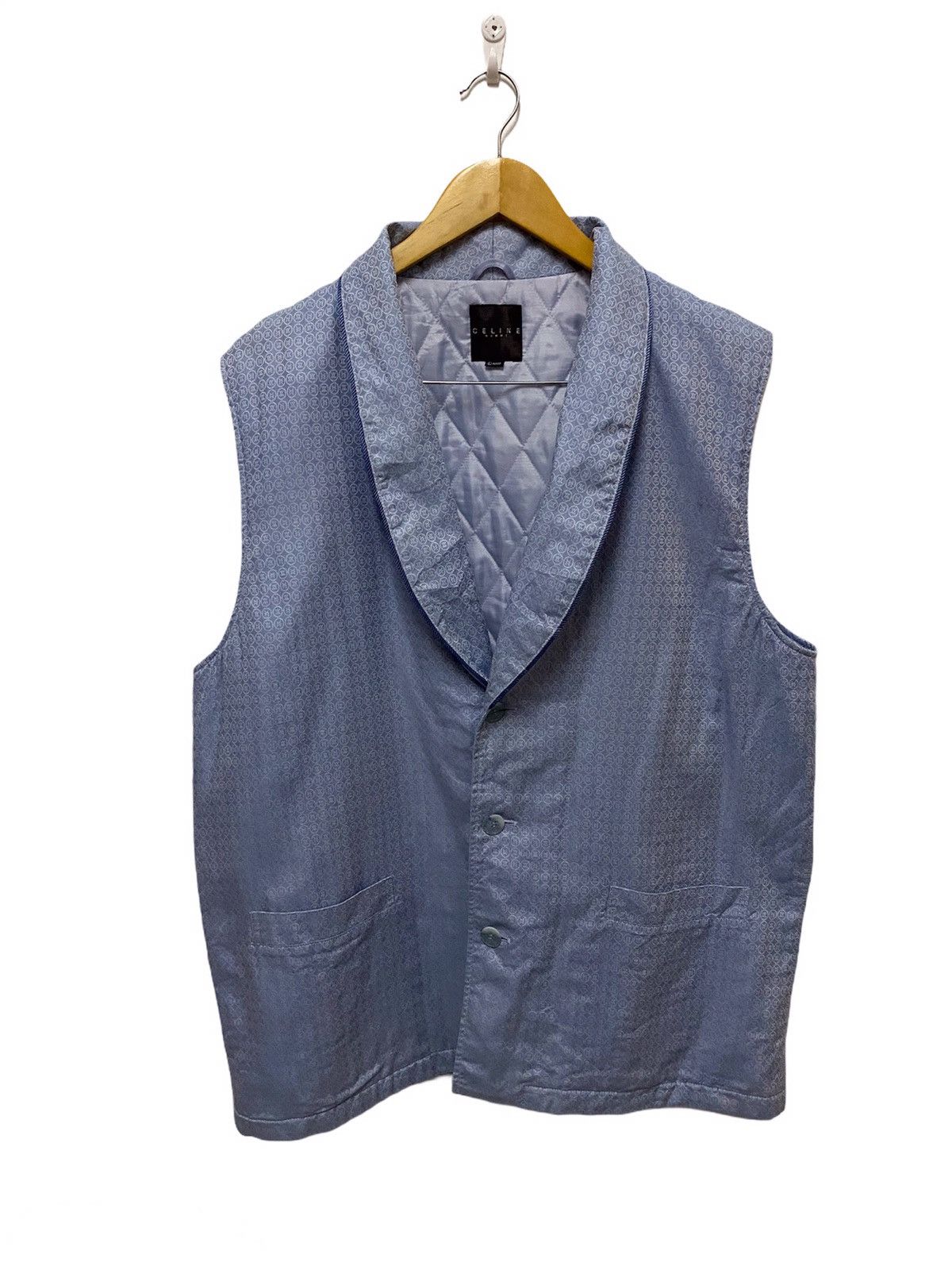 Celine Celine Monogram Quilted Vest Jacket | Grailed