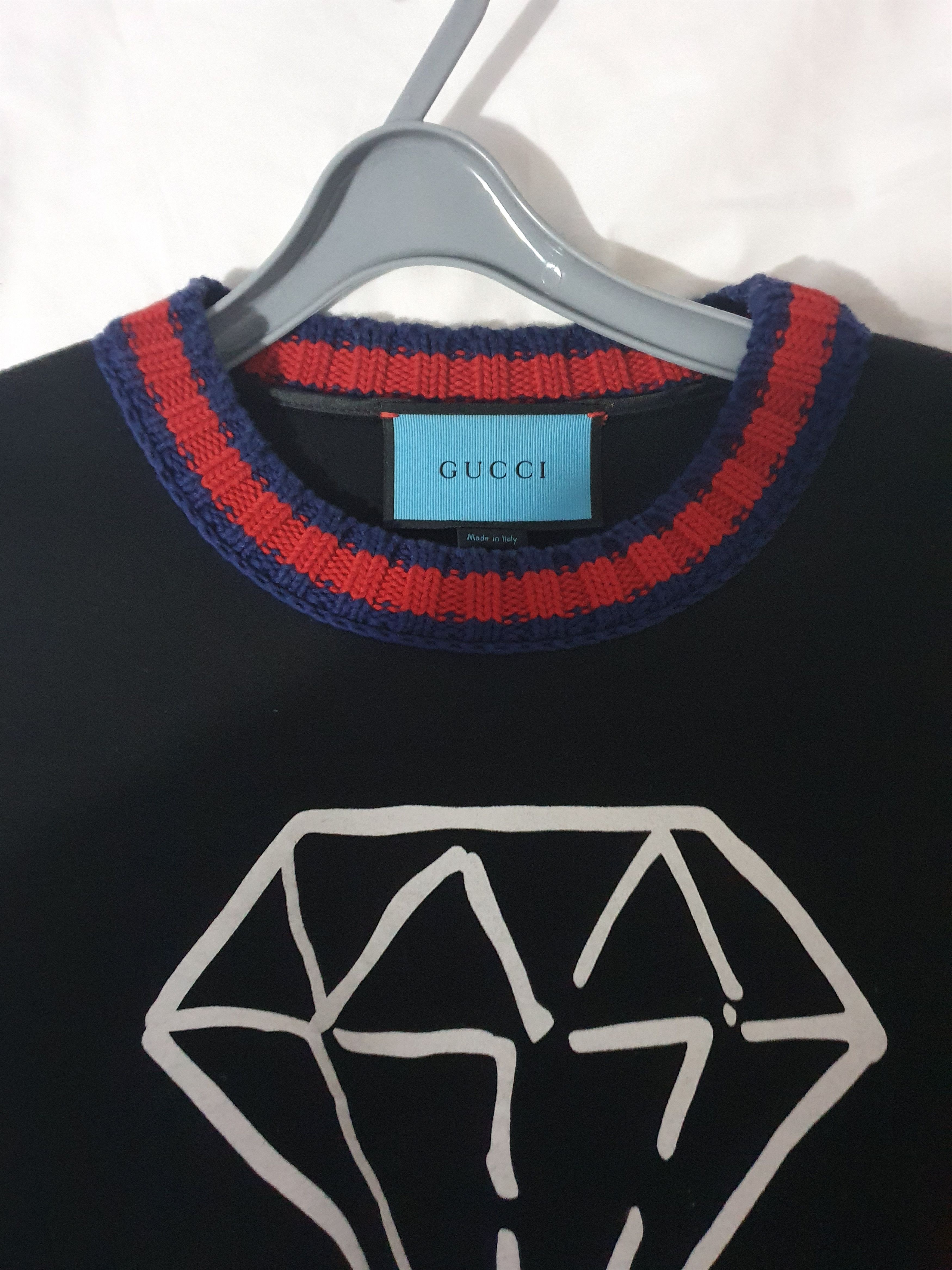 Gucci Gucci Ghost Diamond Sweater Grailed