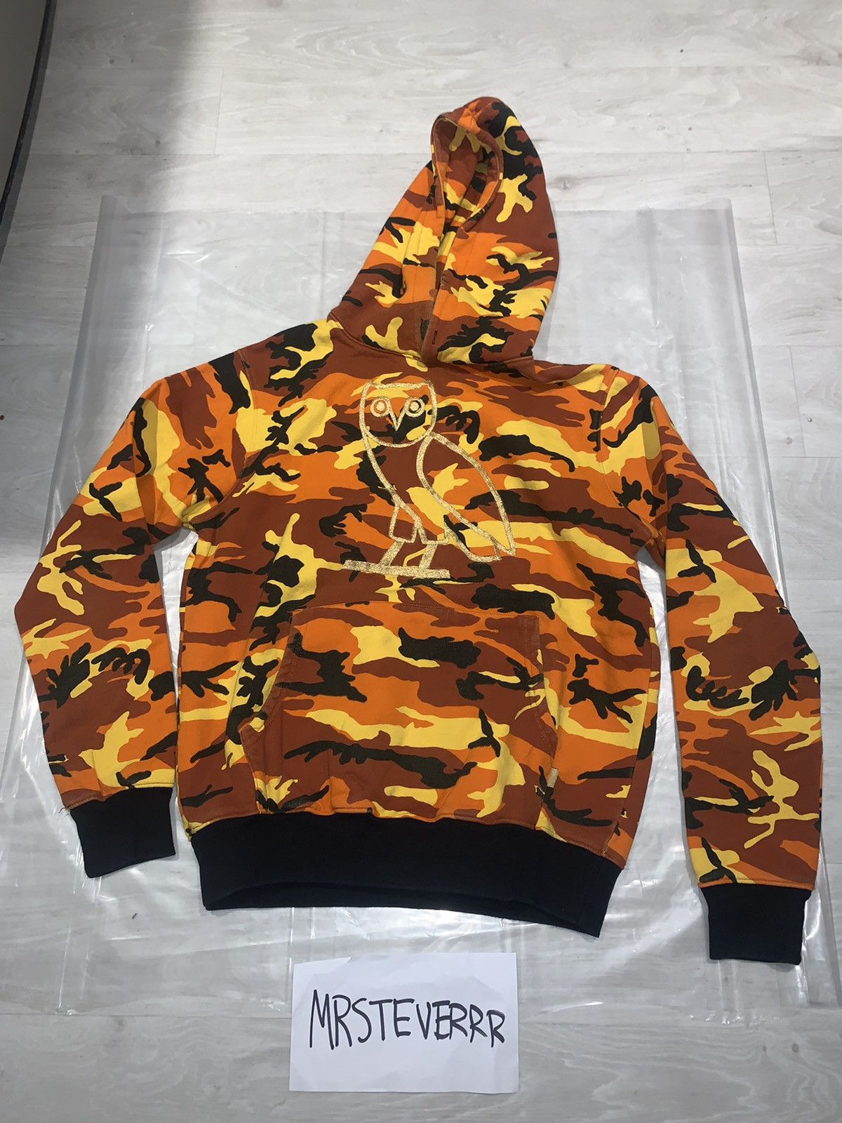 Orange camo ovo hoodie best sale