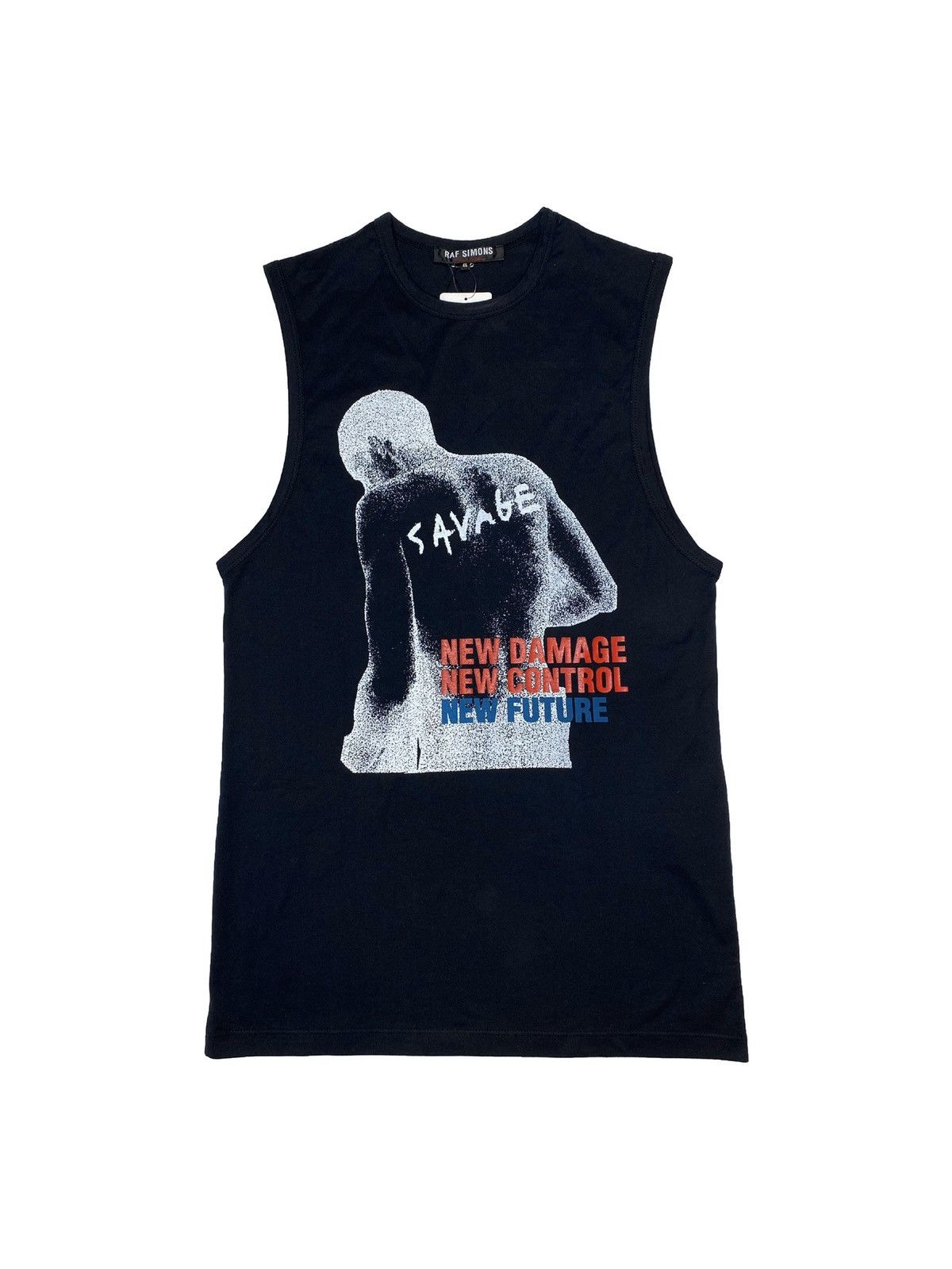 Raf Simons SS02 Limited Edition Savage Sleeveless T-Shirt | Grailed