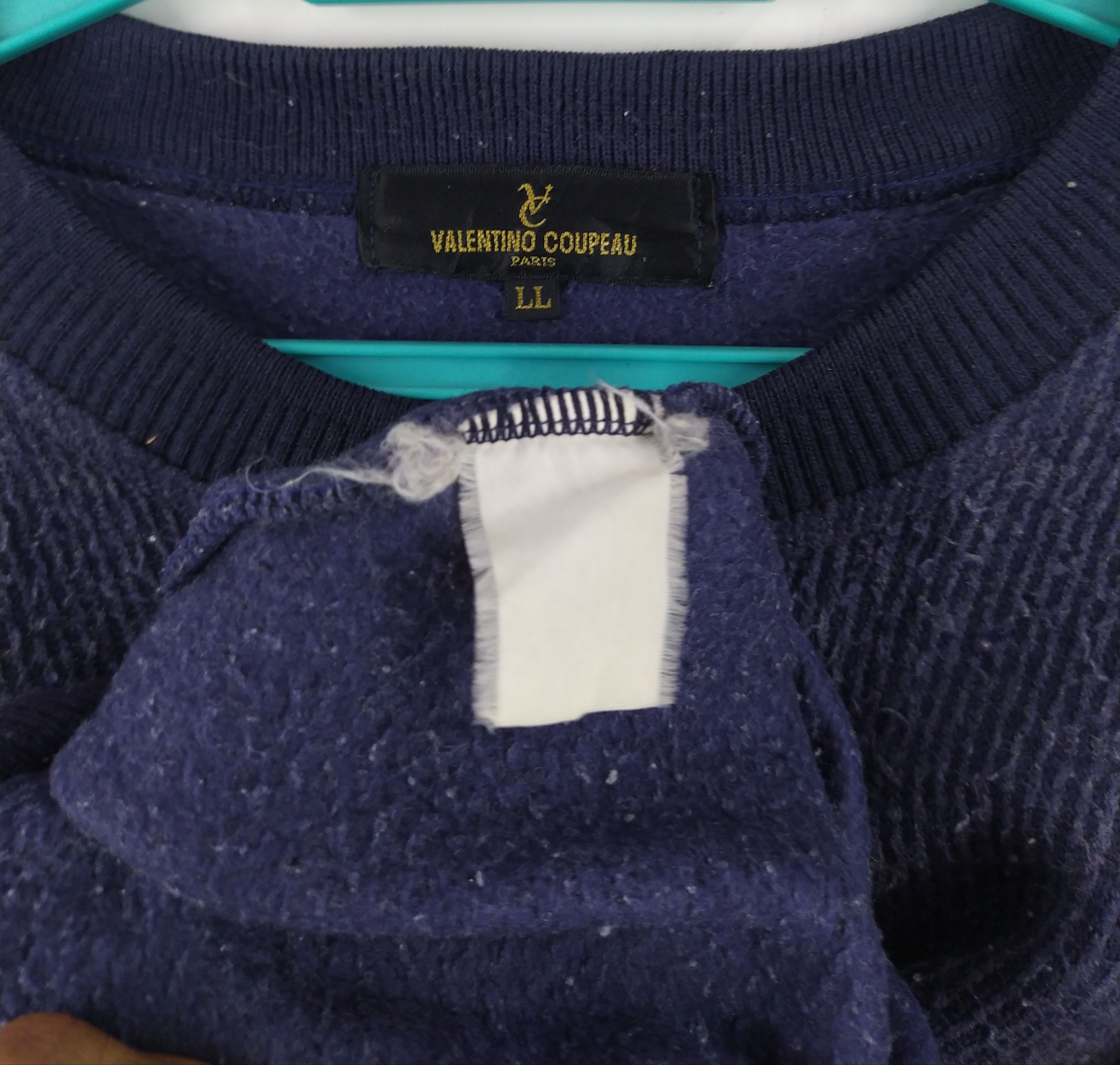Designer × Valentino × Vintage Vintage Valentino Coupeau Embroidery Logo Corduroy Design Size US L / EU 52-54 / 3 - 4 Thumbnail
