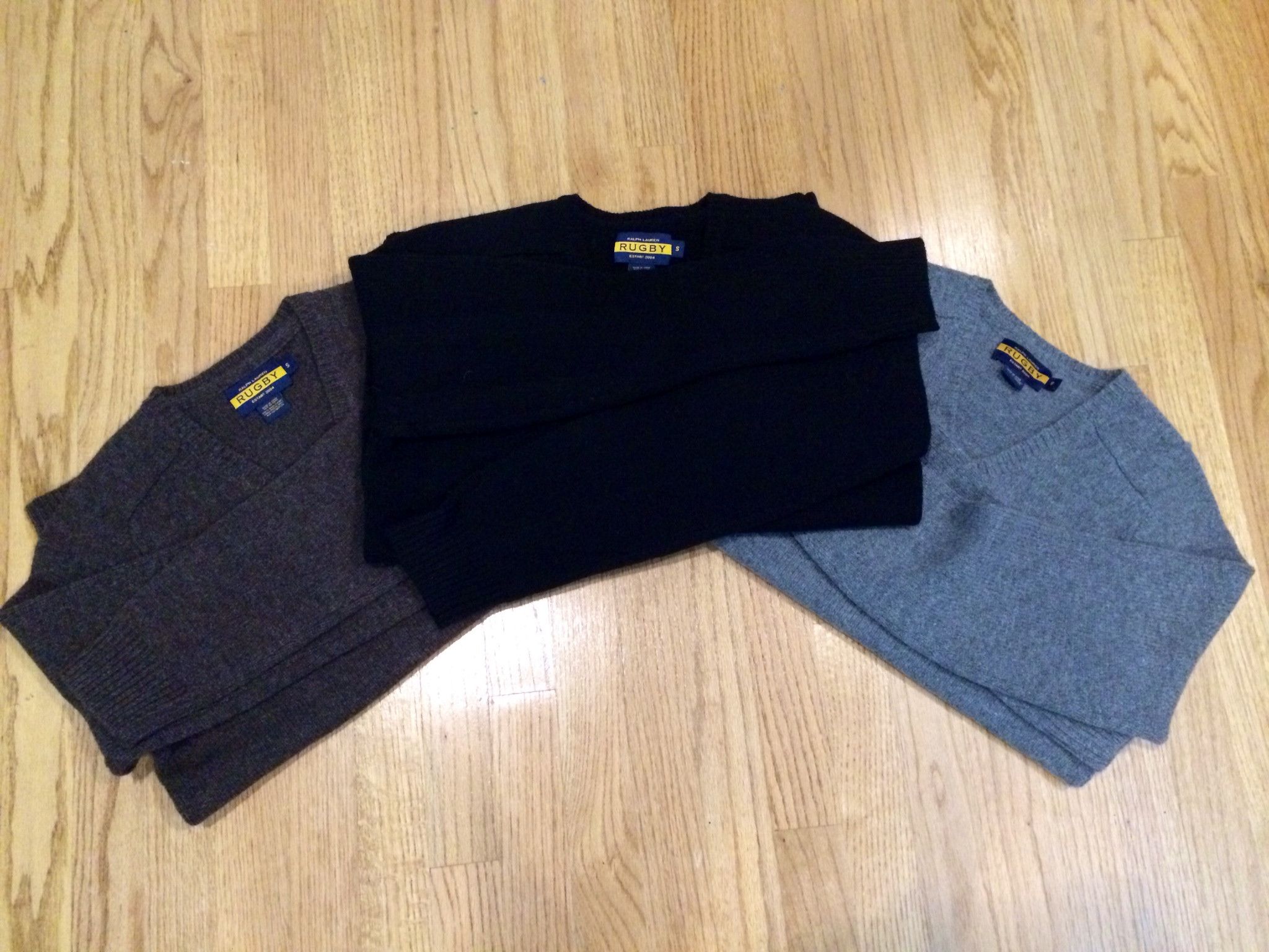 Wool V-Neck Sweaters