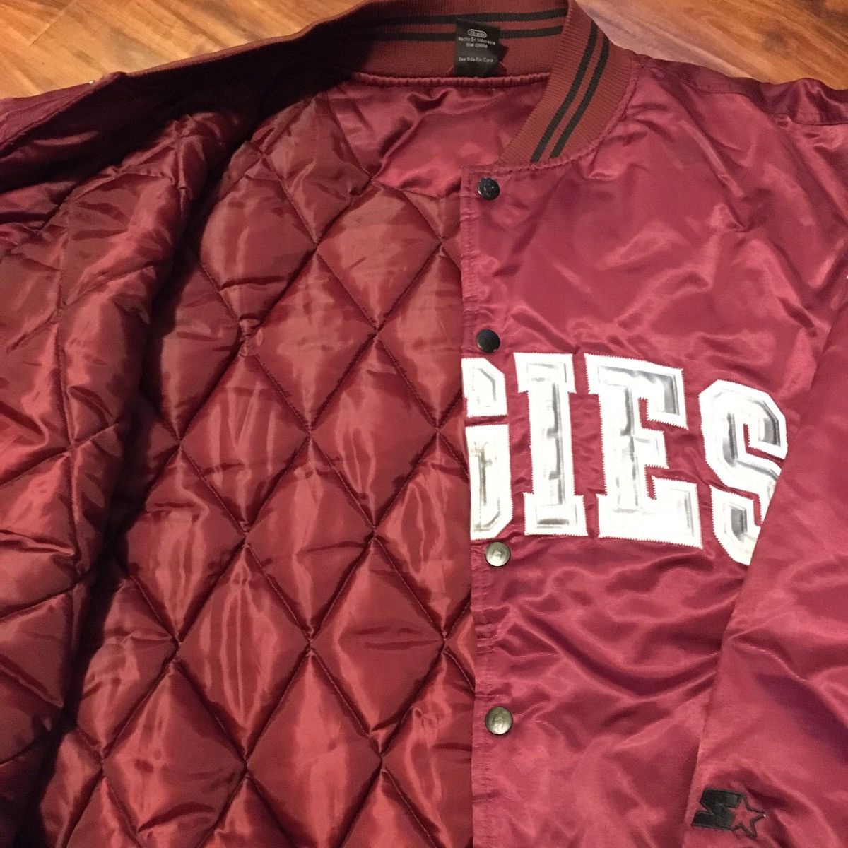 Starter Vintage Starter Quilted Puffer Jacket Size US XL / EU 56 / 4 - 4 Thumbnail