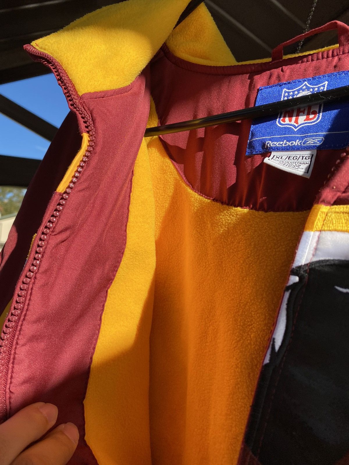 Reebok Limited Edition Reversible Redskins Washington Jacket
