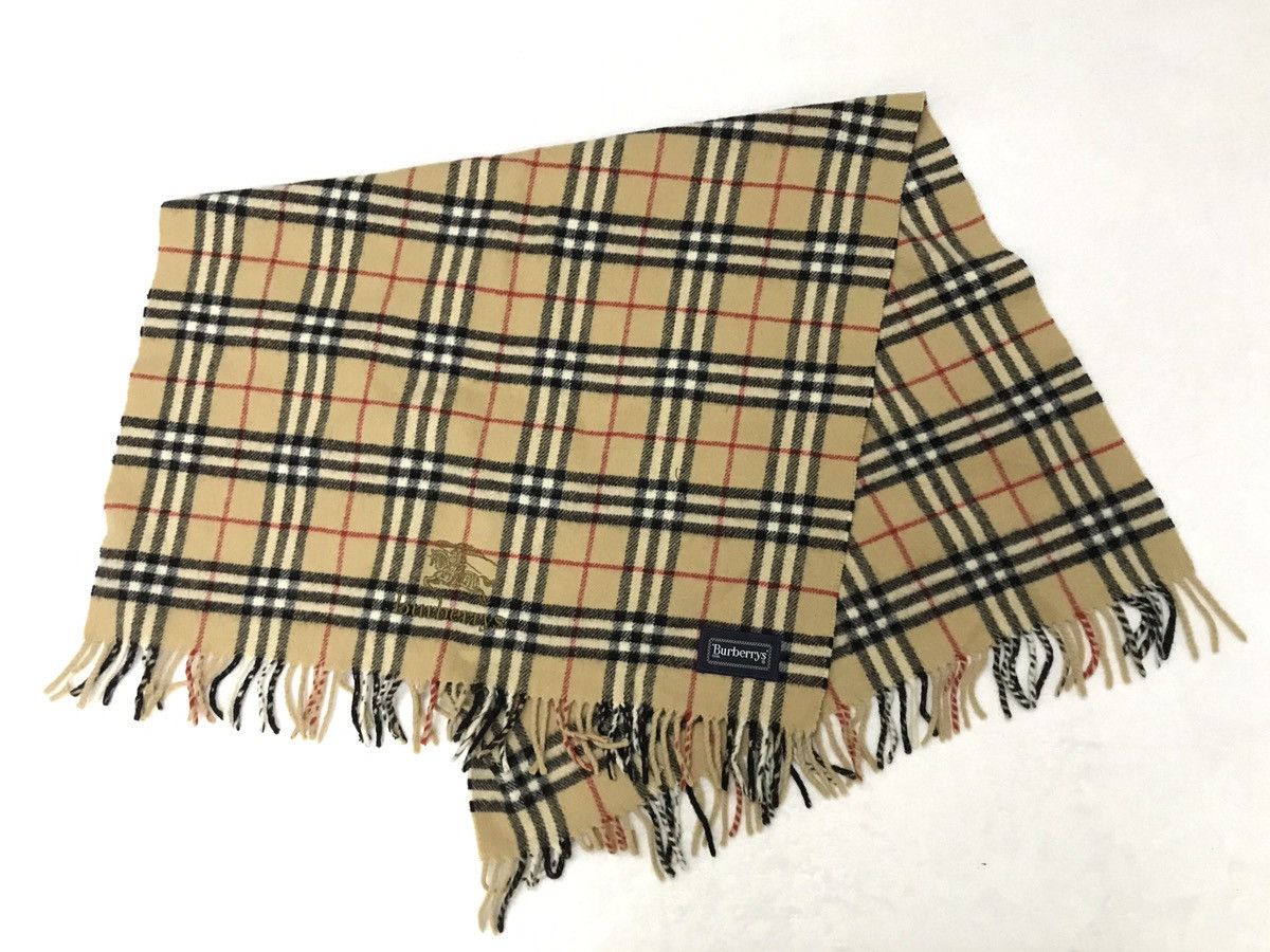 Burberry Oversized Wool Nova Check Scarf
