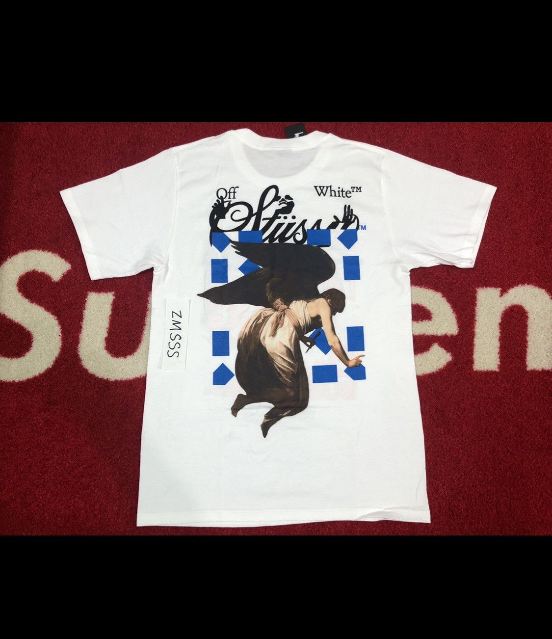 ★【STUSSY】★Stussy x Off-White 40 WT T-Shir.t★Tシャツ★ ☆【STUSSY】☆Stussy x Off-White 40 WT T-Shir.t☆Tシャツ