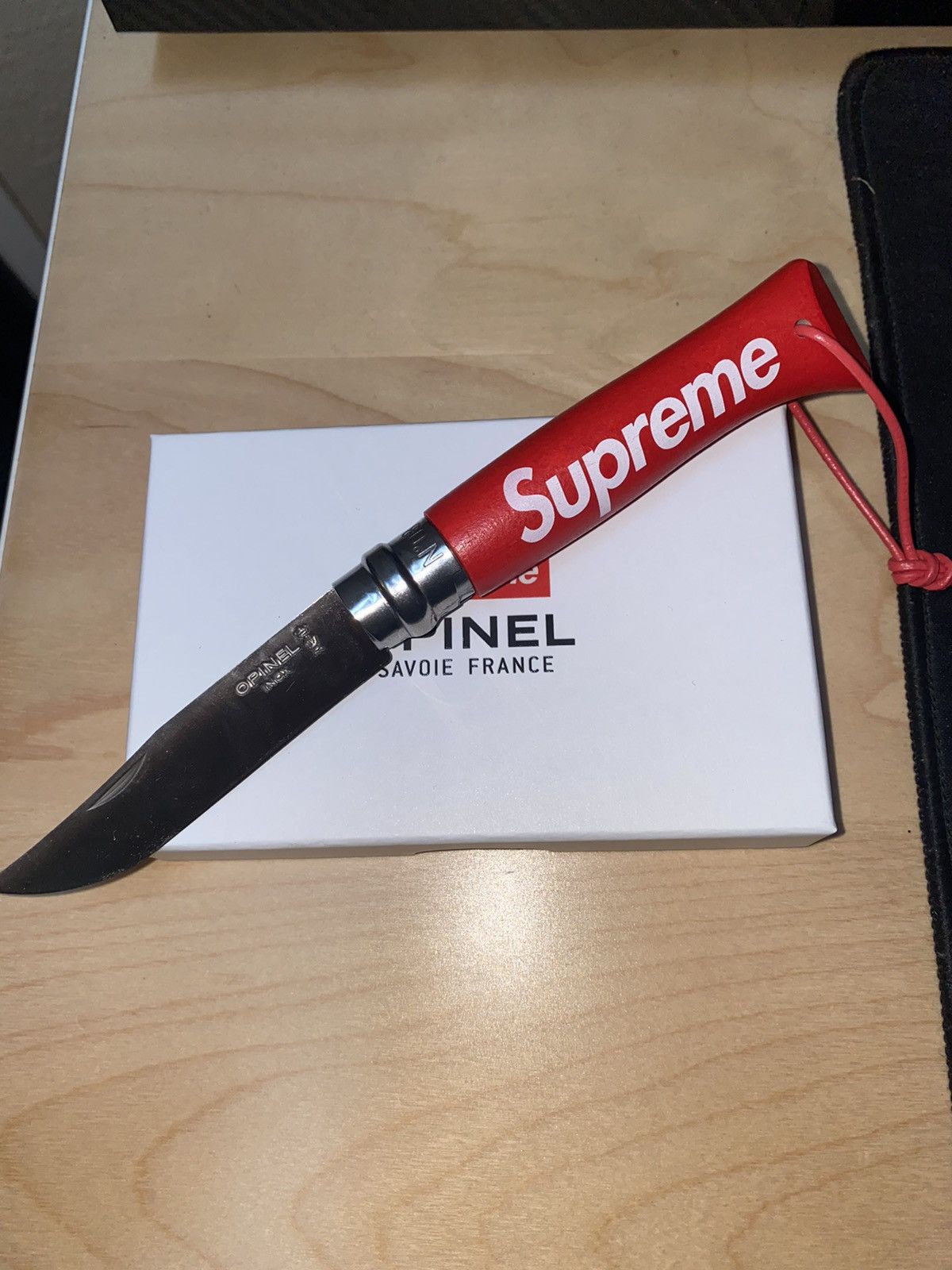 Supreme Supreme Opinel No.08 Folding Knife, Red | Grailed