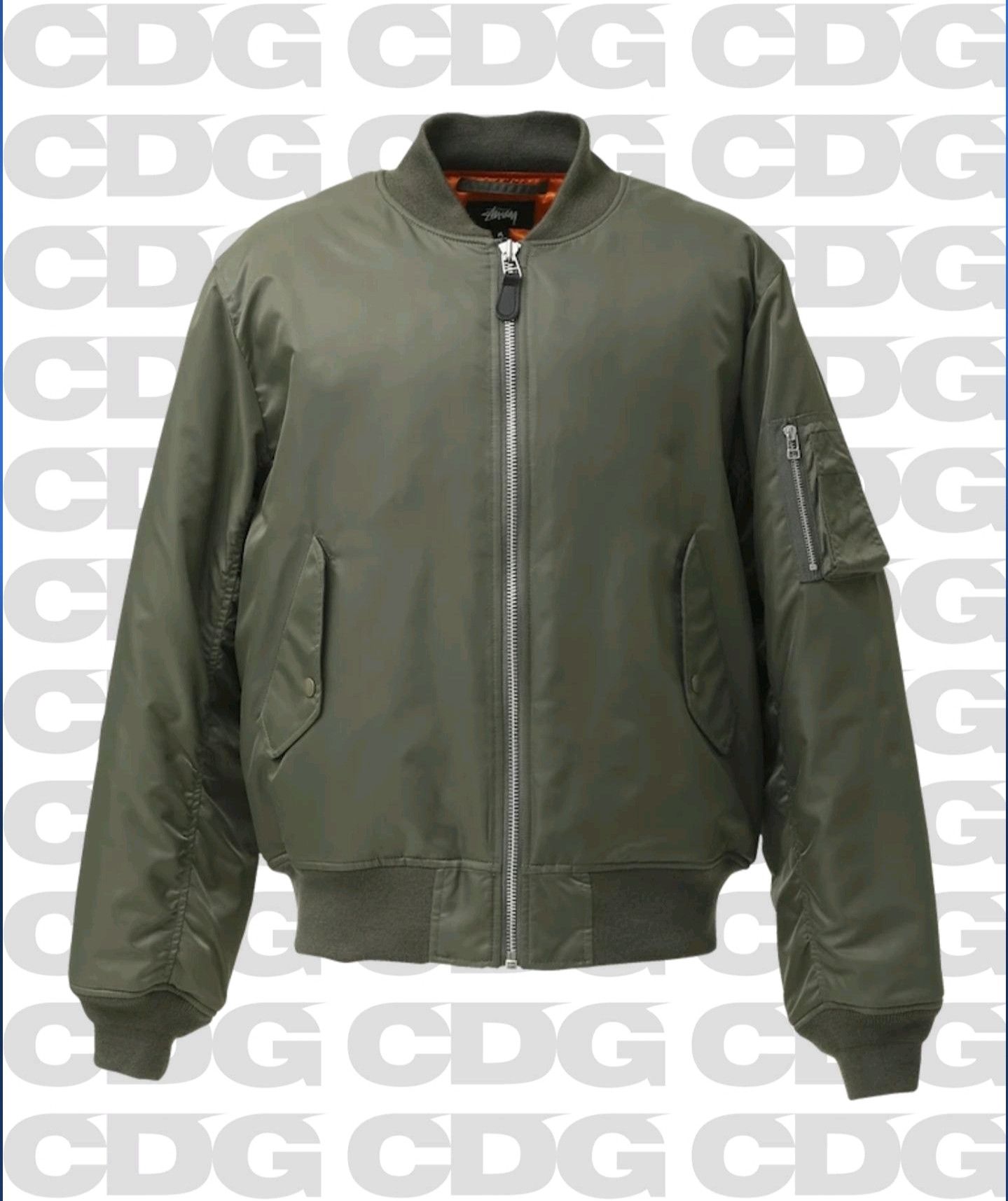 Stussy CDG x Stussy Bomber MA-1 40th Anniversary | Grailed