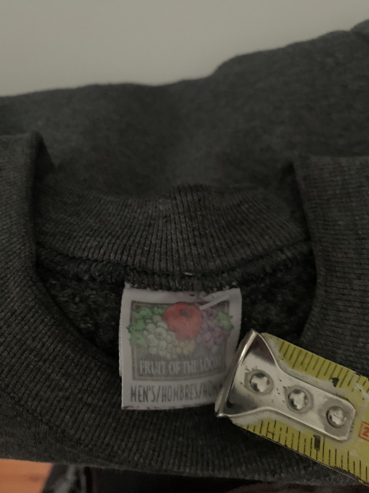 Fruit Of The Loom × Vintage Vintage athletic grey fruit of the loom rayon crewneck Size US XL / EU 56 / 4 - 3 Thumbnail