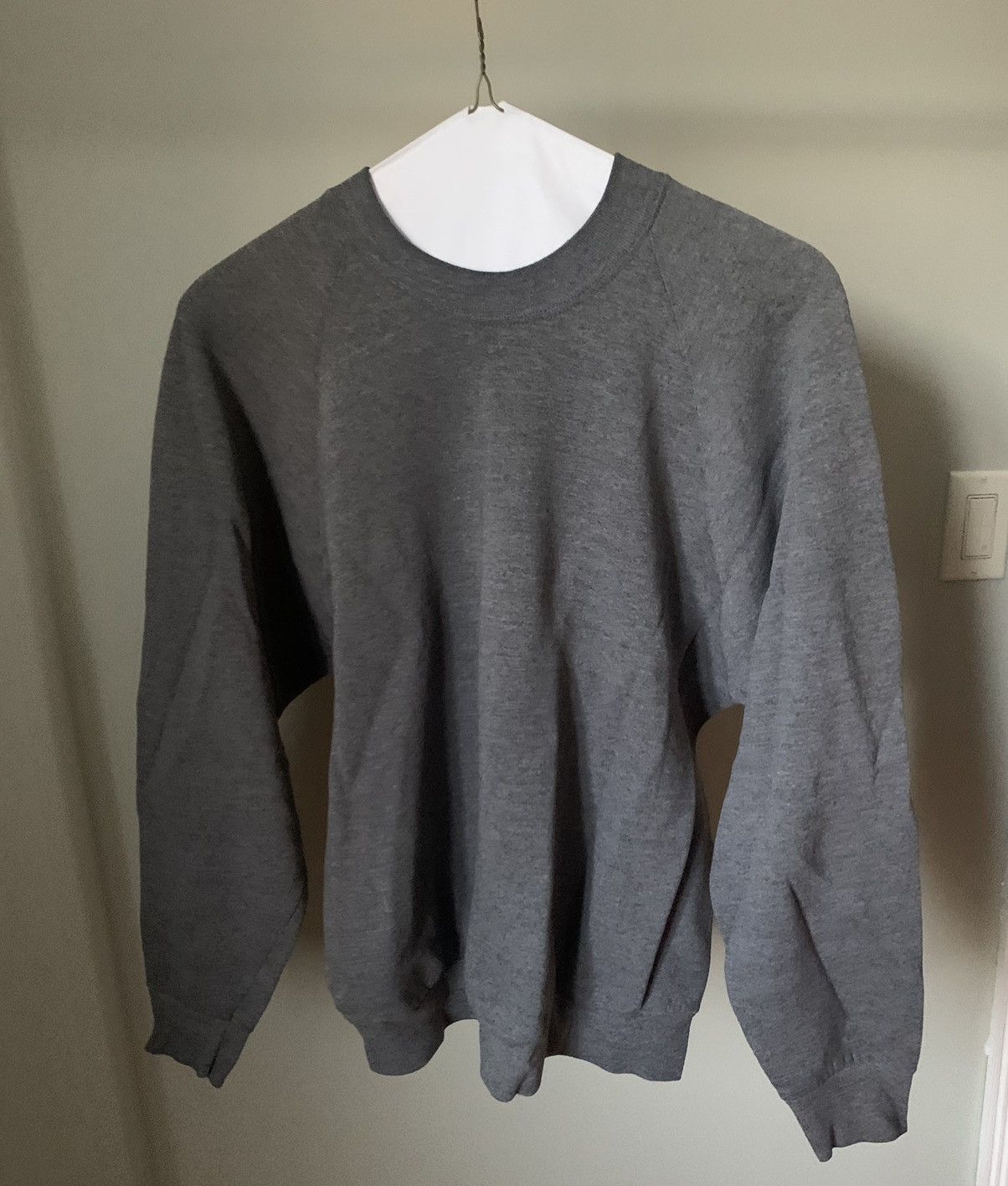 Fruit Of The Loom × Vintage Vintage athletic grey fruit of the loom rayon crewneck Size US XL / EU 56 / 4 - 1 Thumbnail