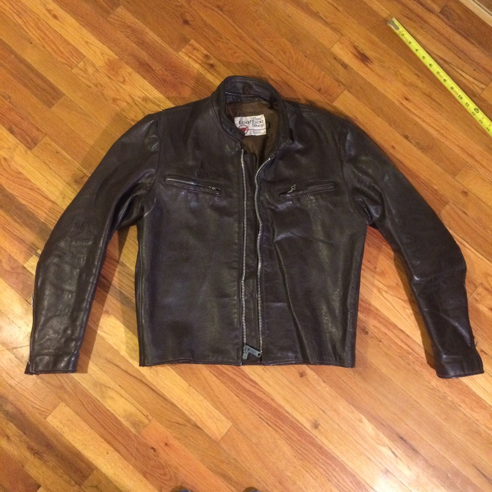 Leather Cafe Racer Jacket