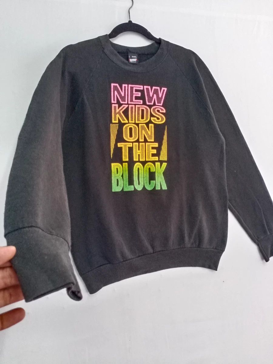 Band Tees × Vintage Vintage 90s new kid on the Block Sweatshirt Size US L / EU 52-54 / 3 - 2 Thumbnail