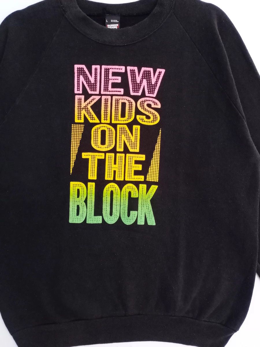 Band Tees × Vintage Vintage 90s new kid on the Block Sweatshirt Size US L / EU 52-54 / 3 - 6 Thumbnail