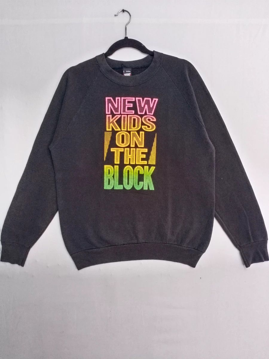 Band Tees × Vintage Vintage 90s new kid on the Block Sweatshirt Size US L / EU 52-54 / 3 - 1 Thumbnail