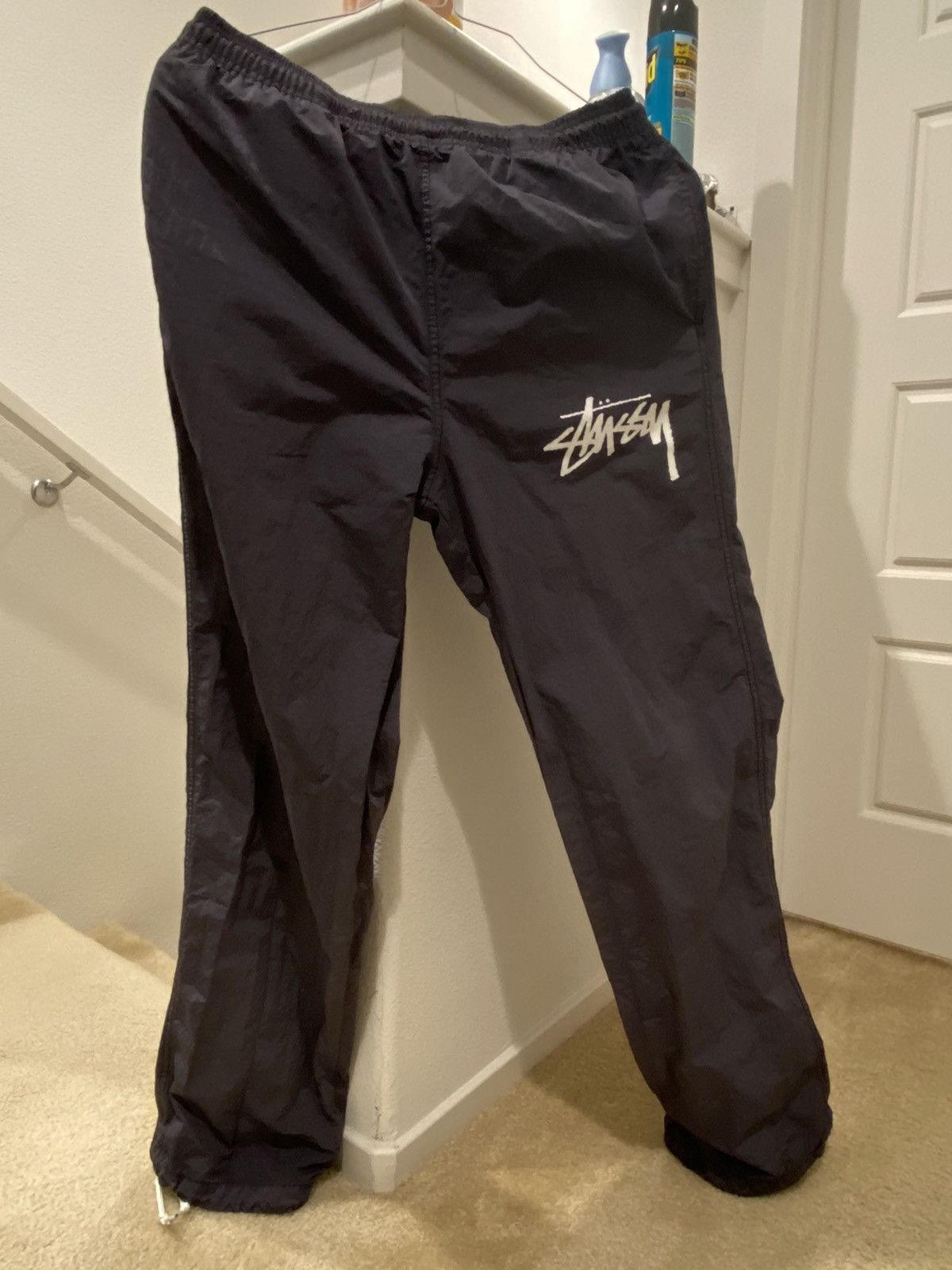 Men's Size XL Stussy X Nike Beach Pants Ct4316-308 Wind Lime