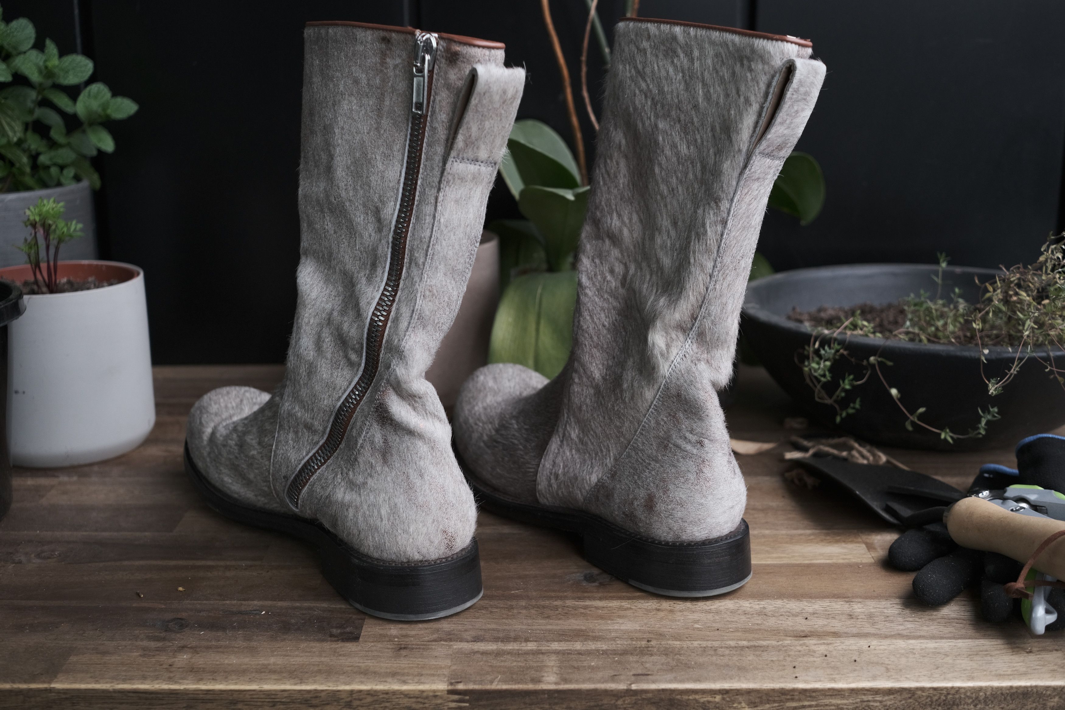 Rick Owens Rick Owens sample cinnamon ponyhair cop boots Size US 9 / EU 42 - 2 Thumbnail
