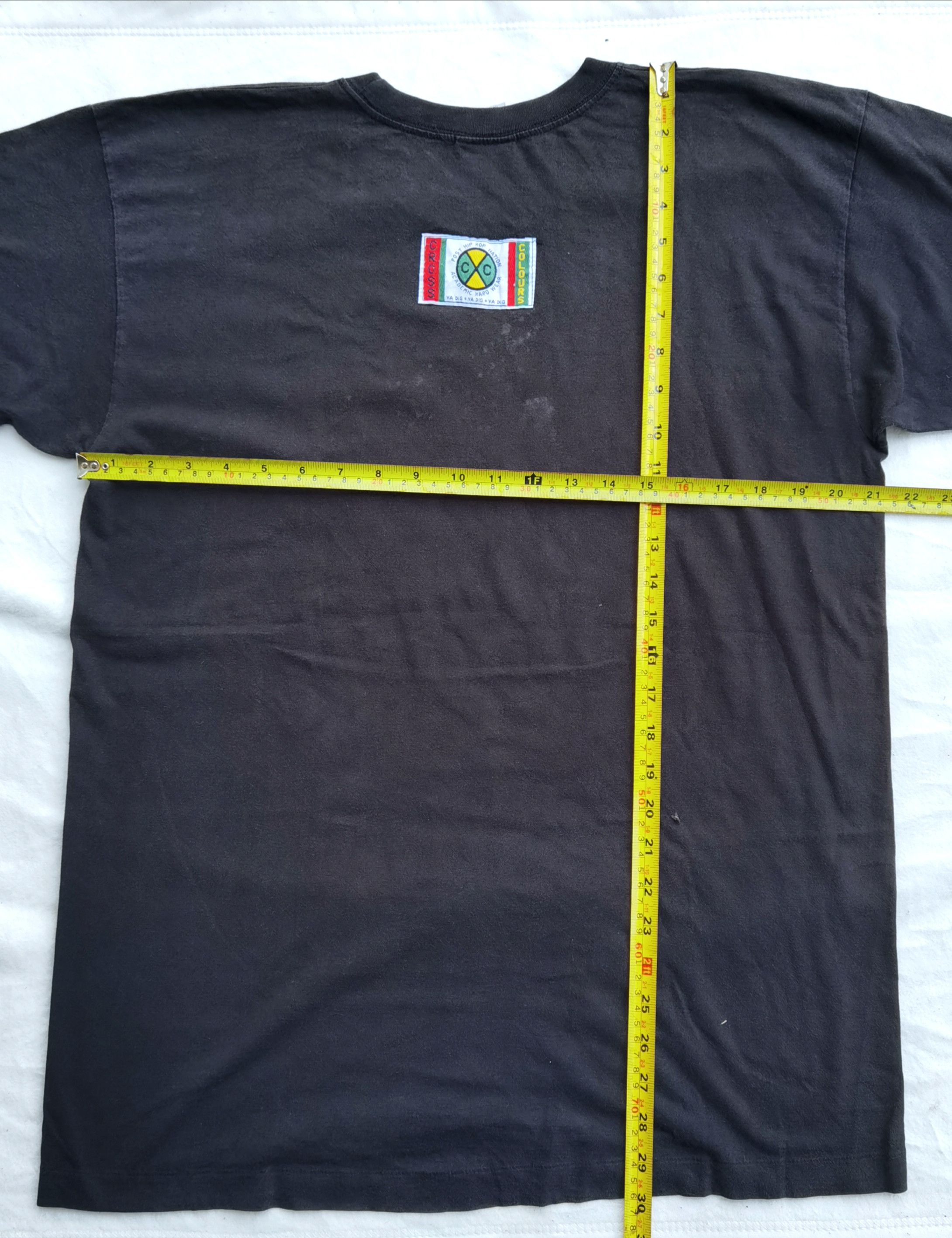Crosscolourslabellogotshirtwhi