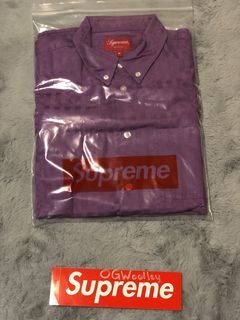 Supreme Stripe Twill Shirt | Grailed