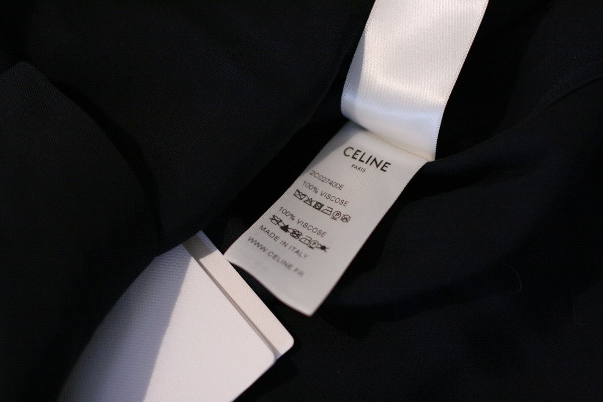 Celine × Hedi Slimane SS19 navy western shirt Size US XS / EU 42 / 0 - 4 Thumbnail