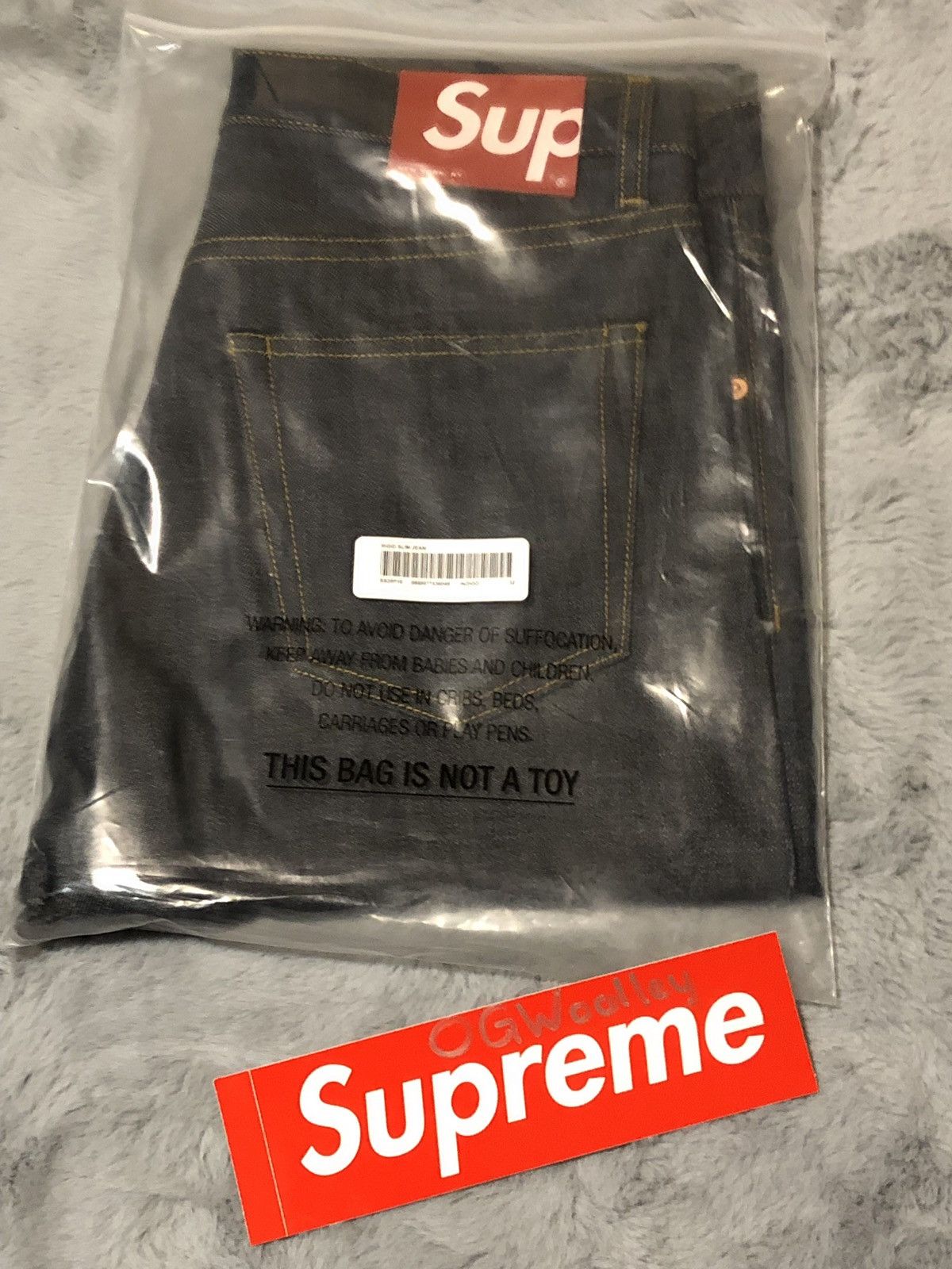 Supreme Rigid Slim Jean | Grailed