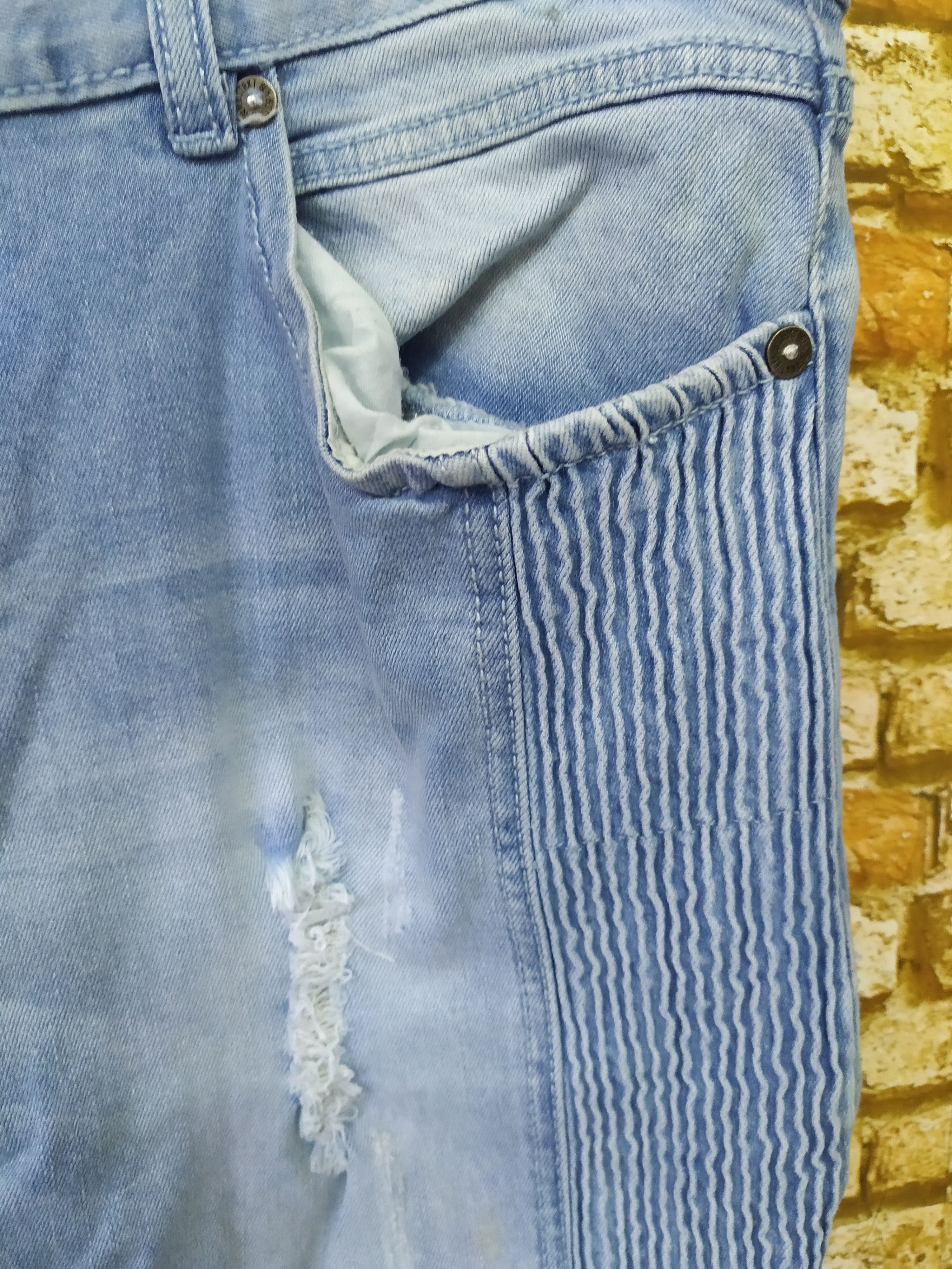 Japanese Brand DSTRKT BIKERS DENIM (B692) Waist 38 Size US 38 / EU 54 - 5 Thumbnail